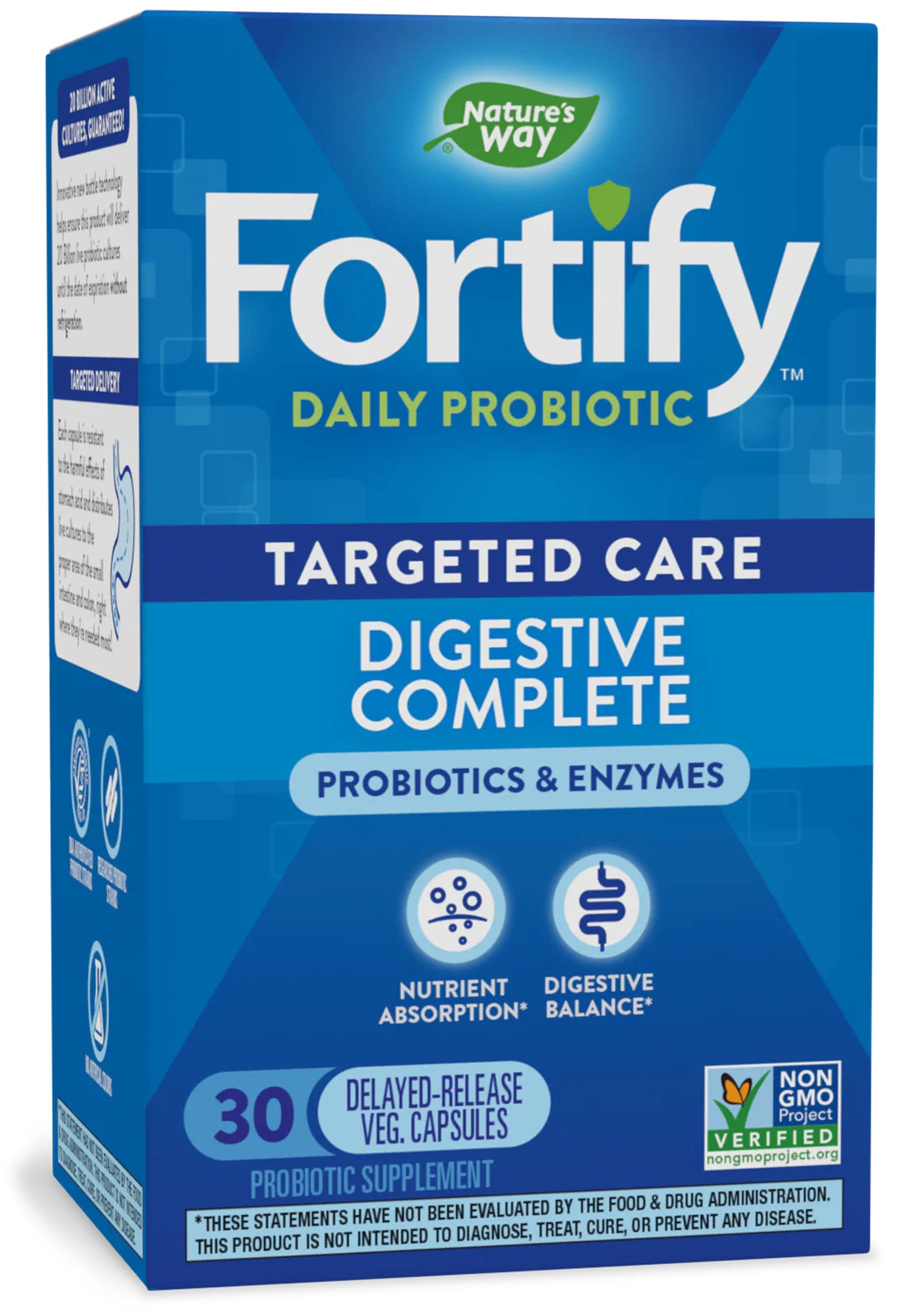 Nature's Way Fortify Daily Probiotic Targeted Care Digestive Complete
