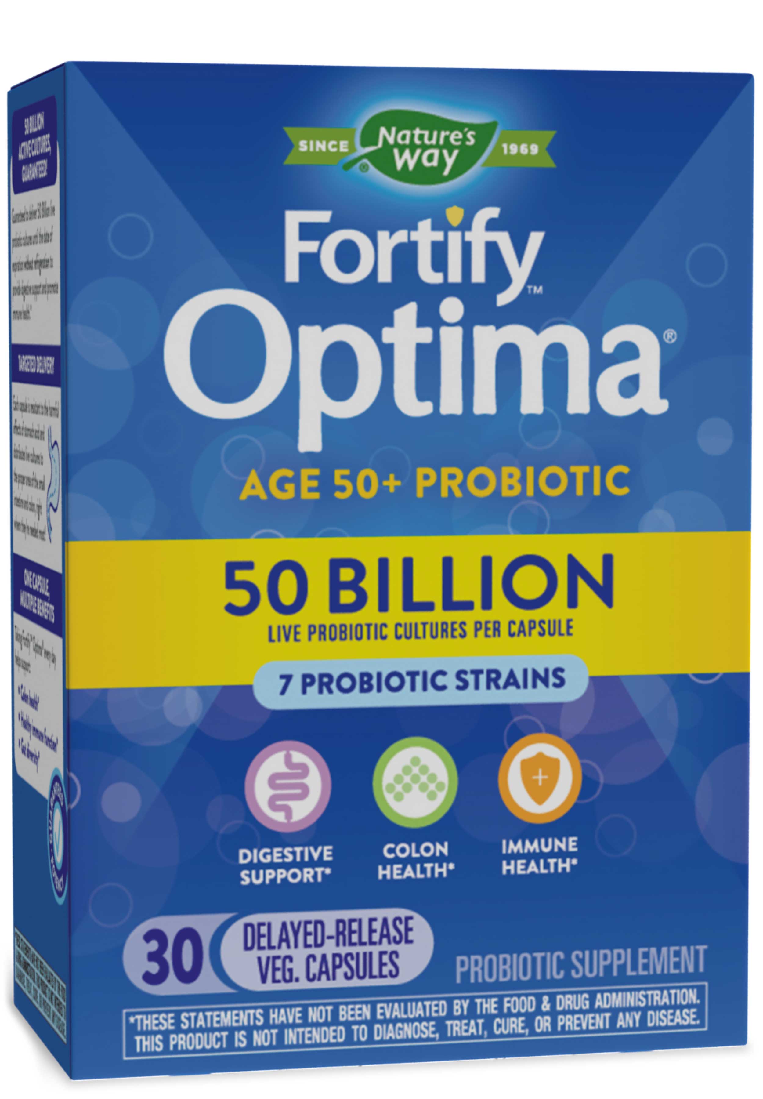 Nature's Way Fortify Optima Adult 50+ 50 Billion Probiotic