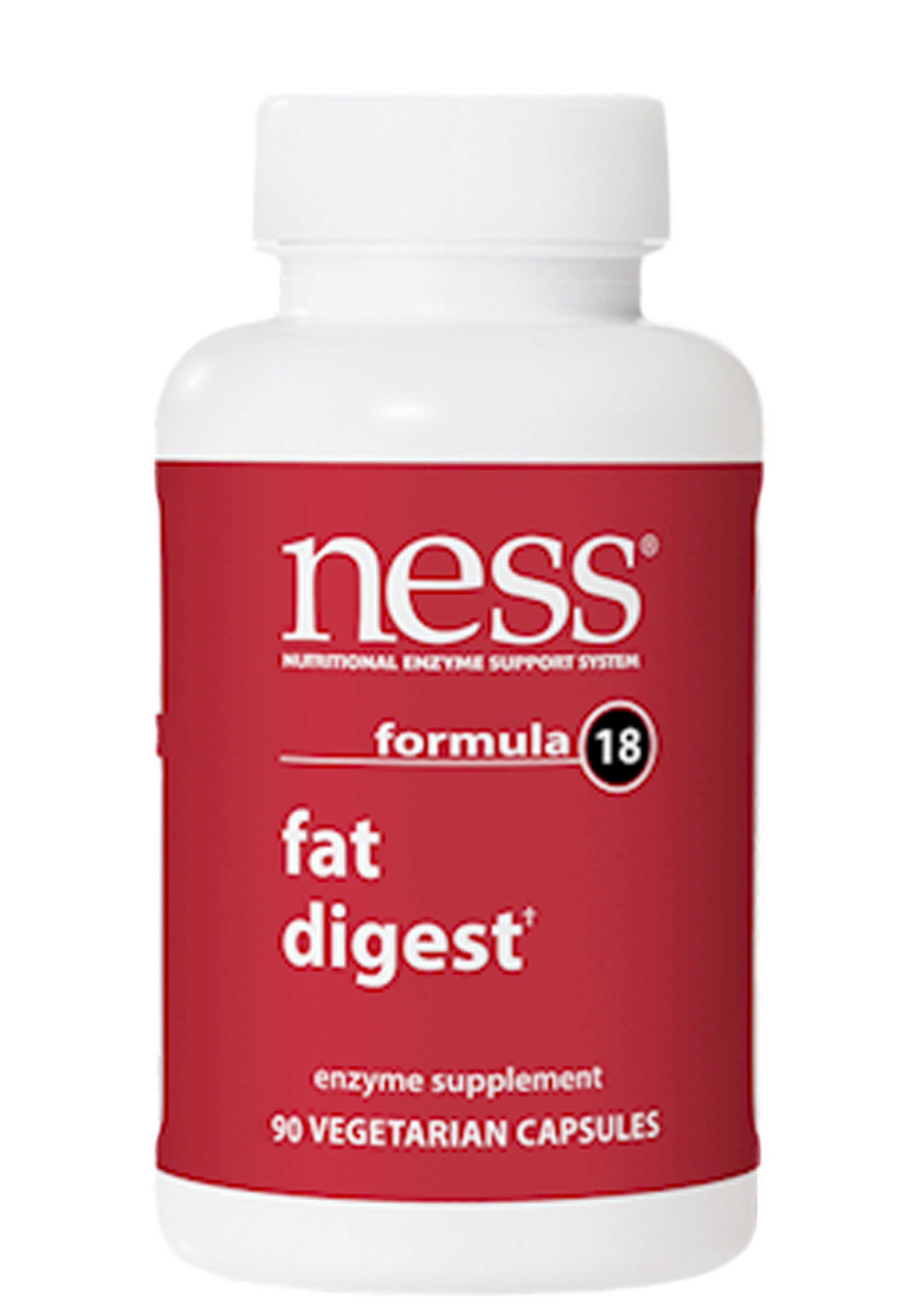 Ness Enzymes Fat Digest Formula 18