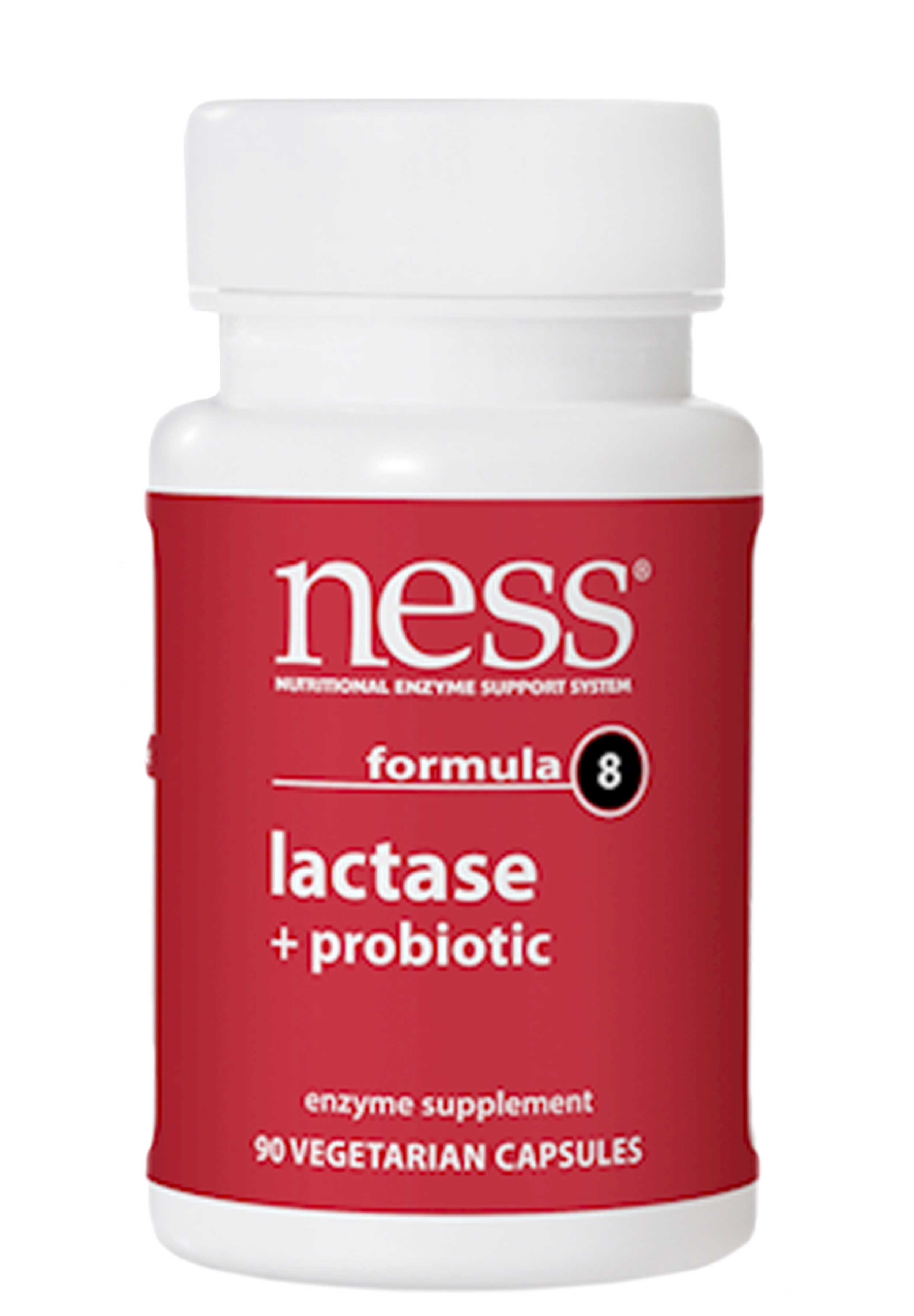 Ness Enzymes Lactase + Probiotic Formula 8