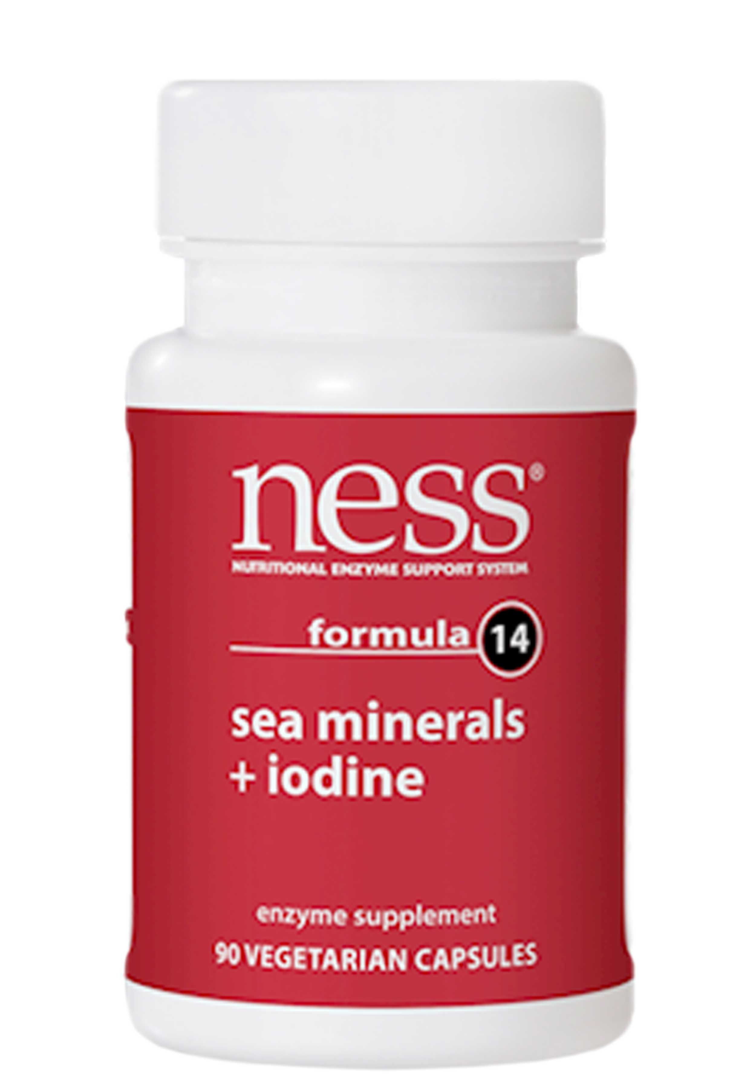 Ness Enzymes Sea Minerals w/Iodine 14
