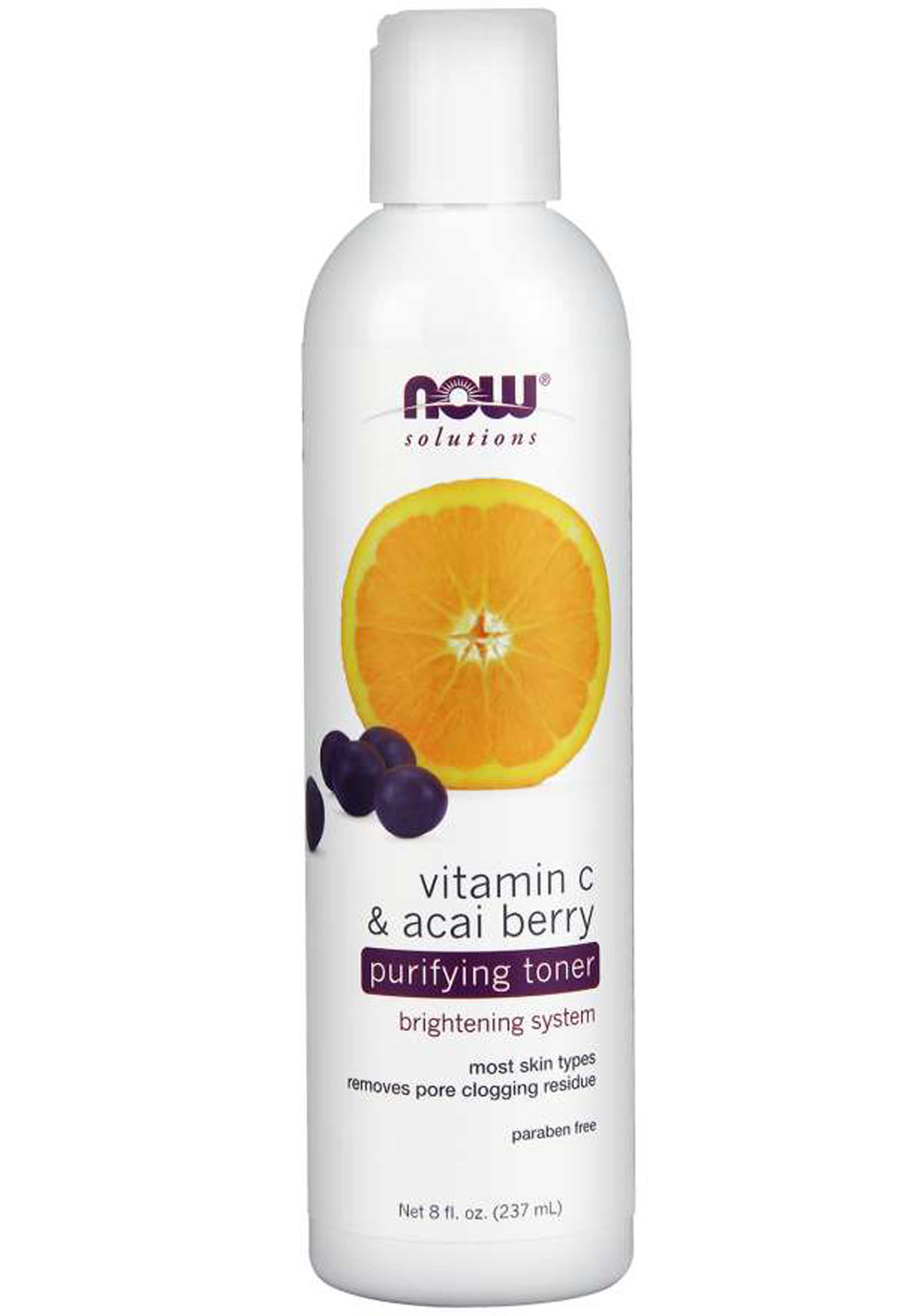 NOW Solutions Vitamin C & Acai Berry Purifying Toner