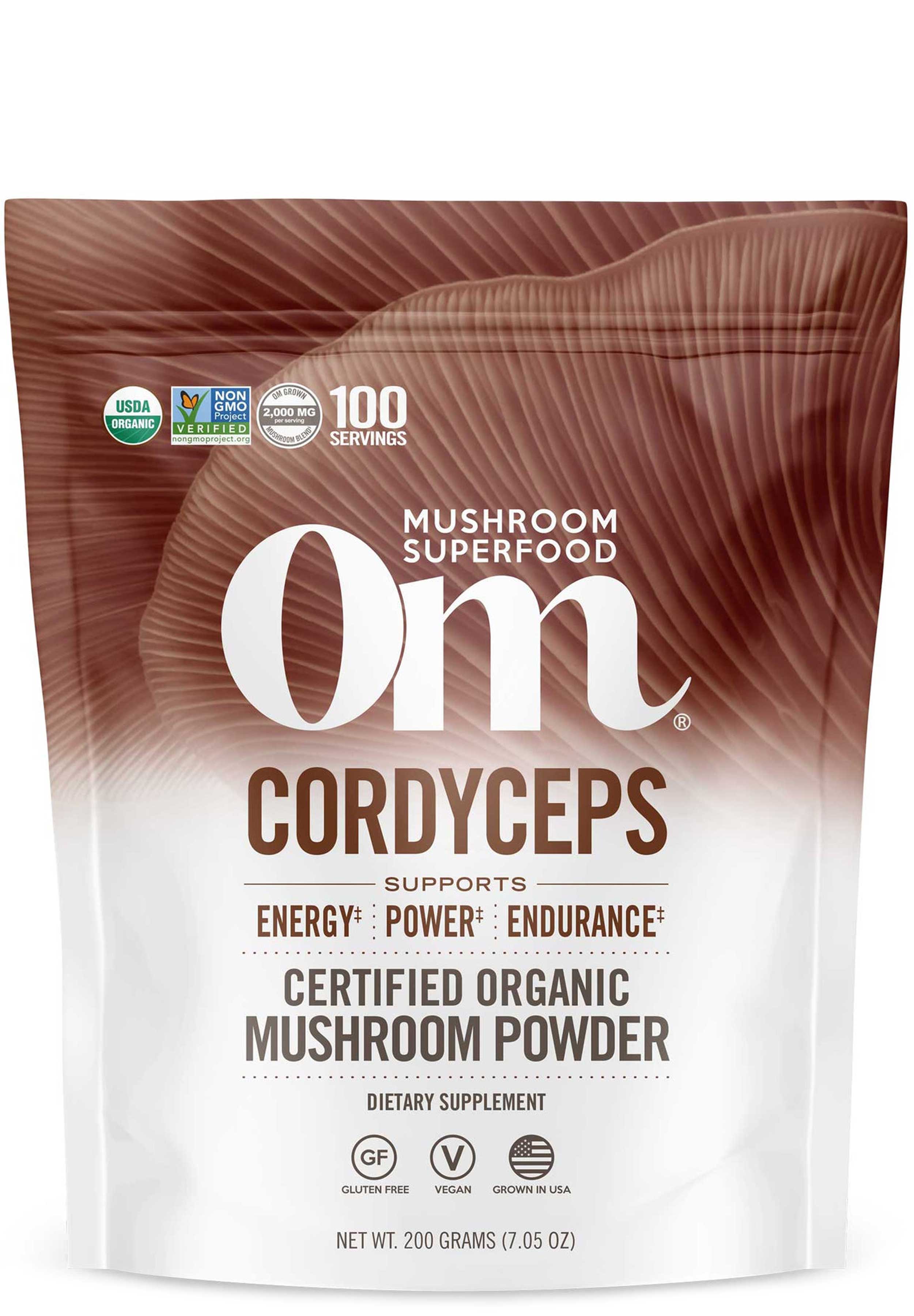 Om Mushrooms Cordyceps Militaris Powder