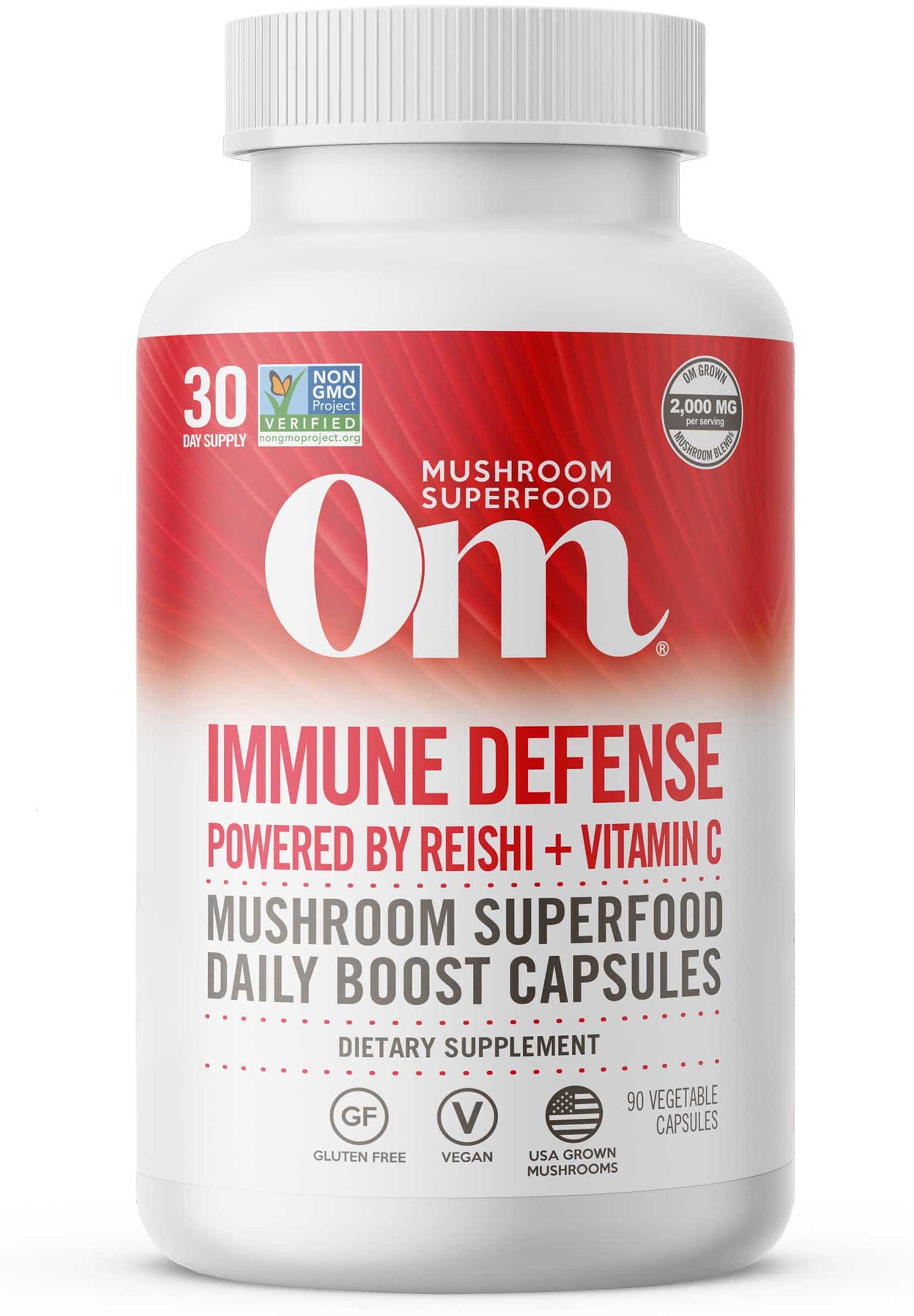 Om Mushrooms Immune Defense