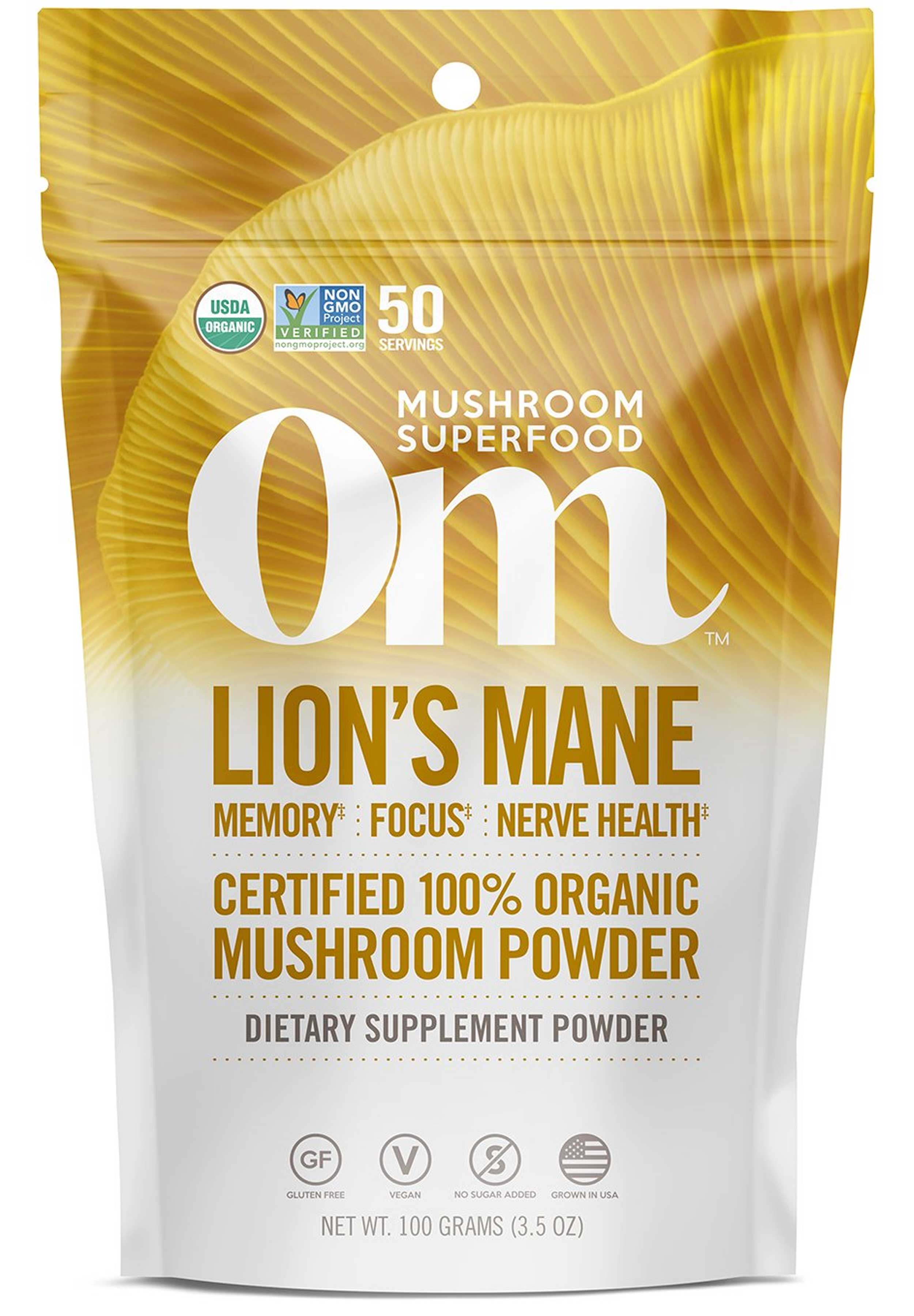 Om Mushrooms Lion's Mane Powder