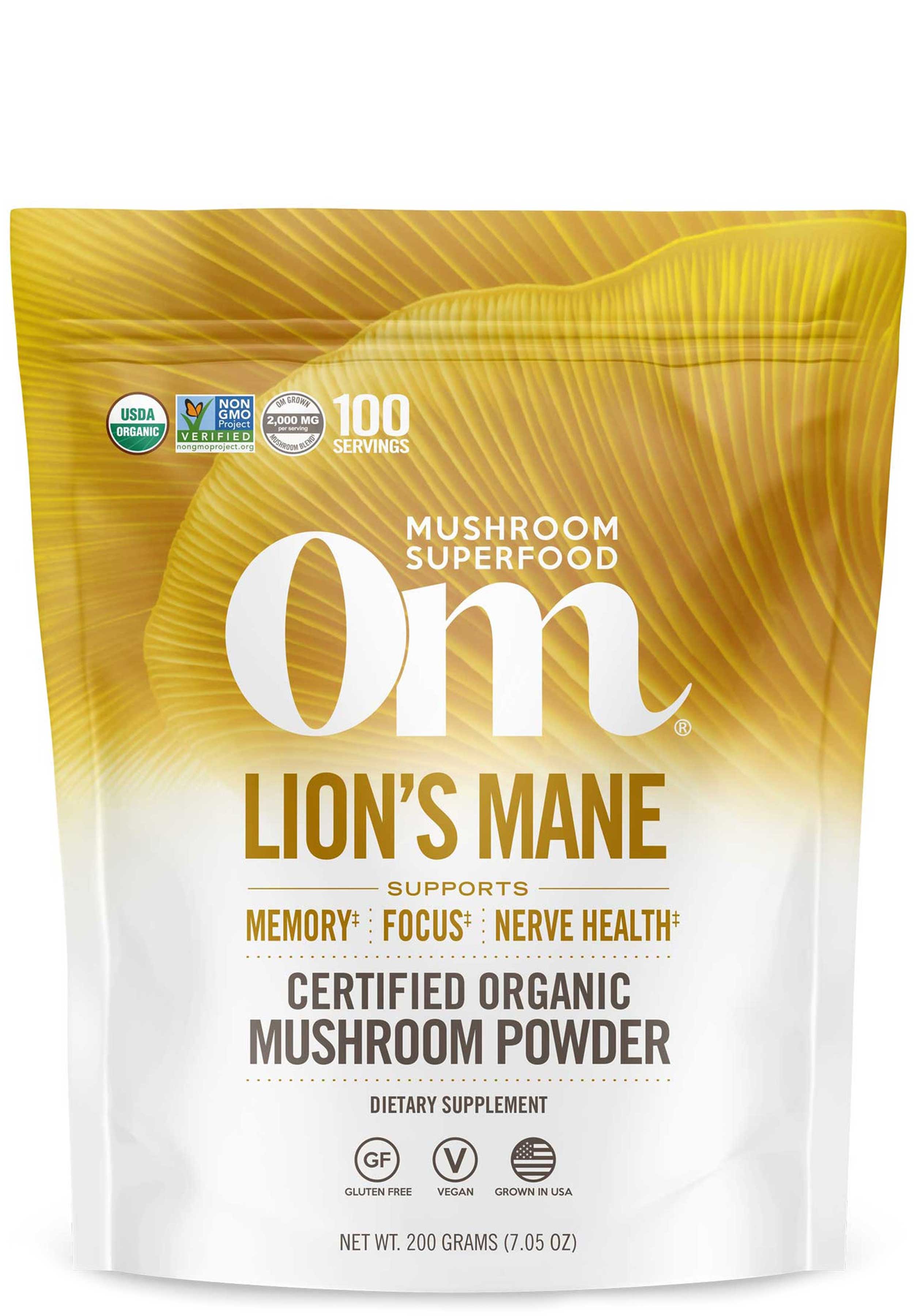 Om Mushrooms Lion's Mane Powder