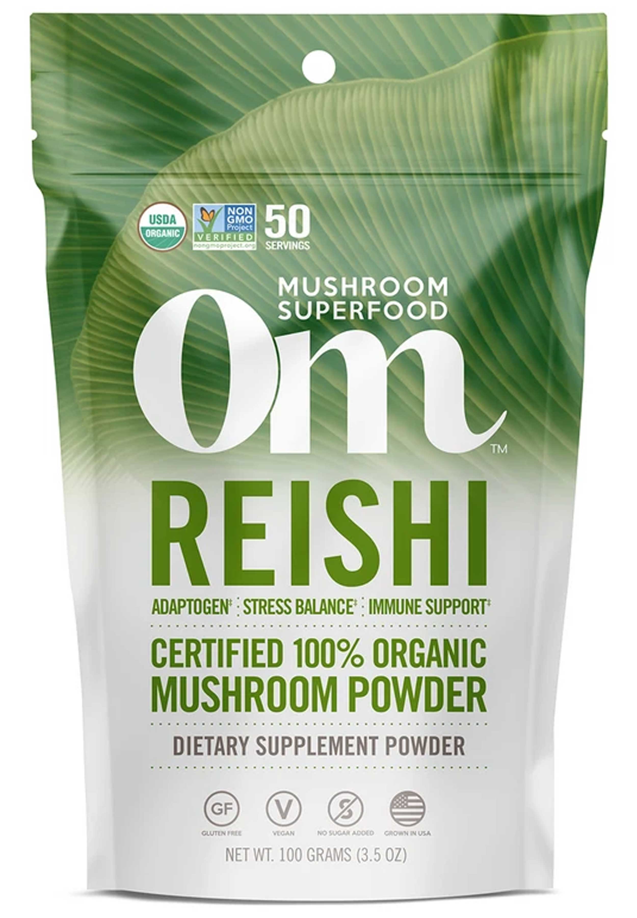 Om Mushrooms Reishi (Ganoderma lucidum)