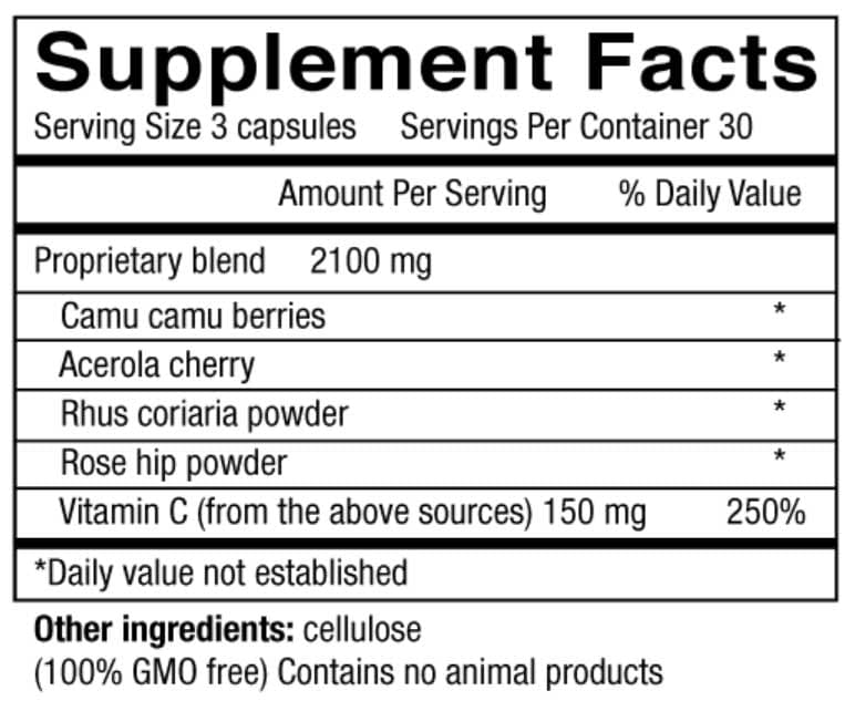 Physician's Strength Power - C Ingredients