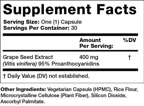 Prescribed Choice Extra Strength Grape Seed 400 mg