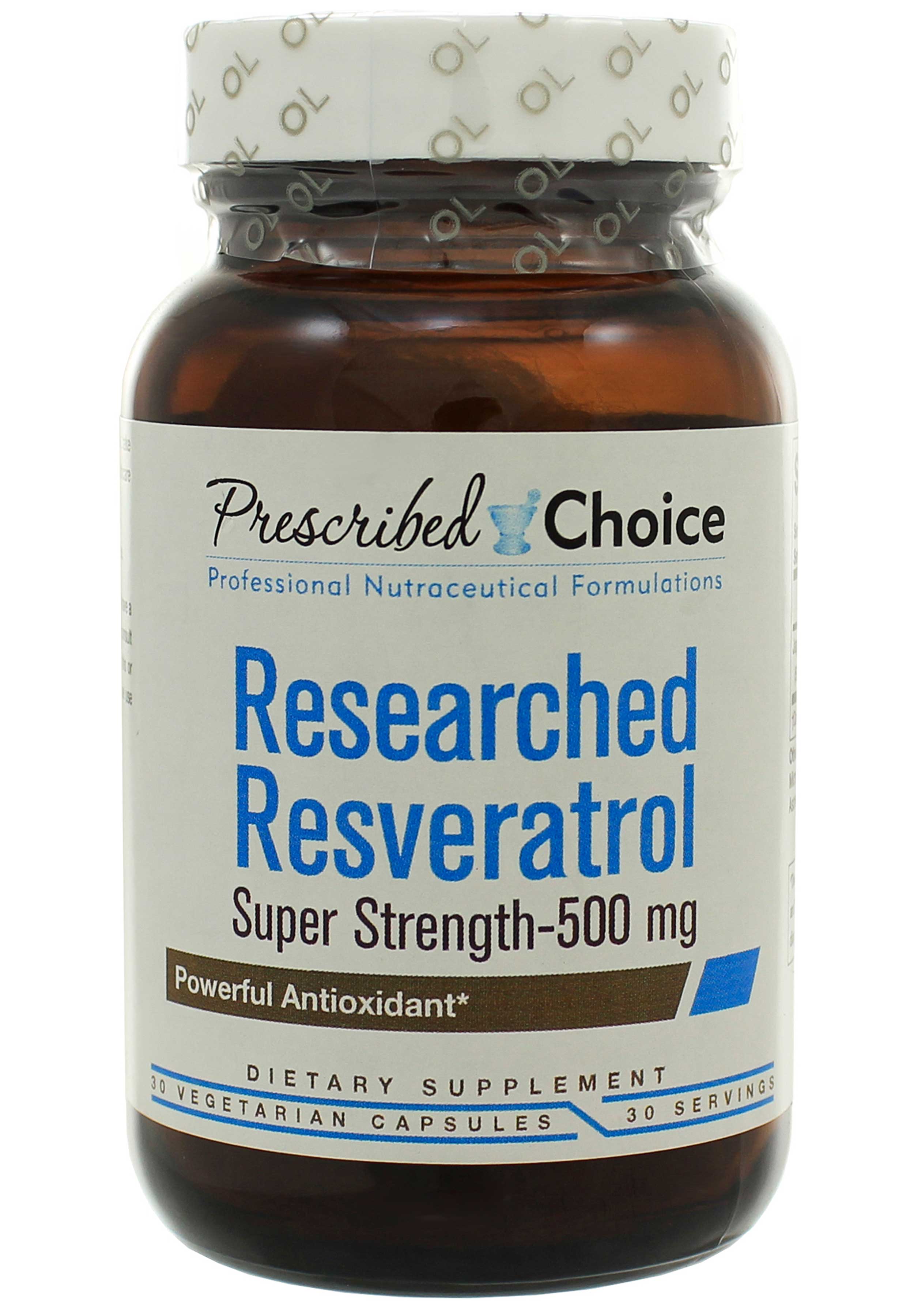 Prescribed Choice Researched Resveratrol 500 mg