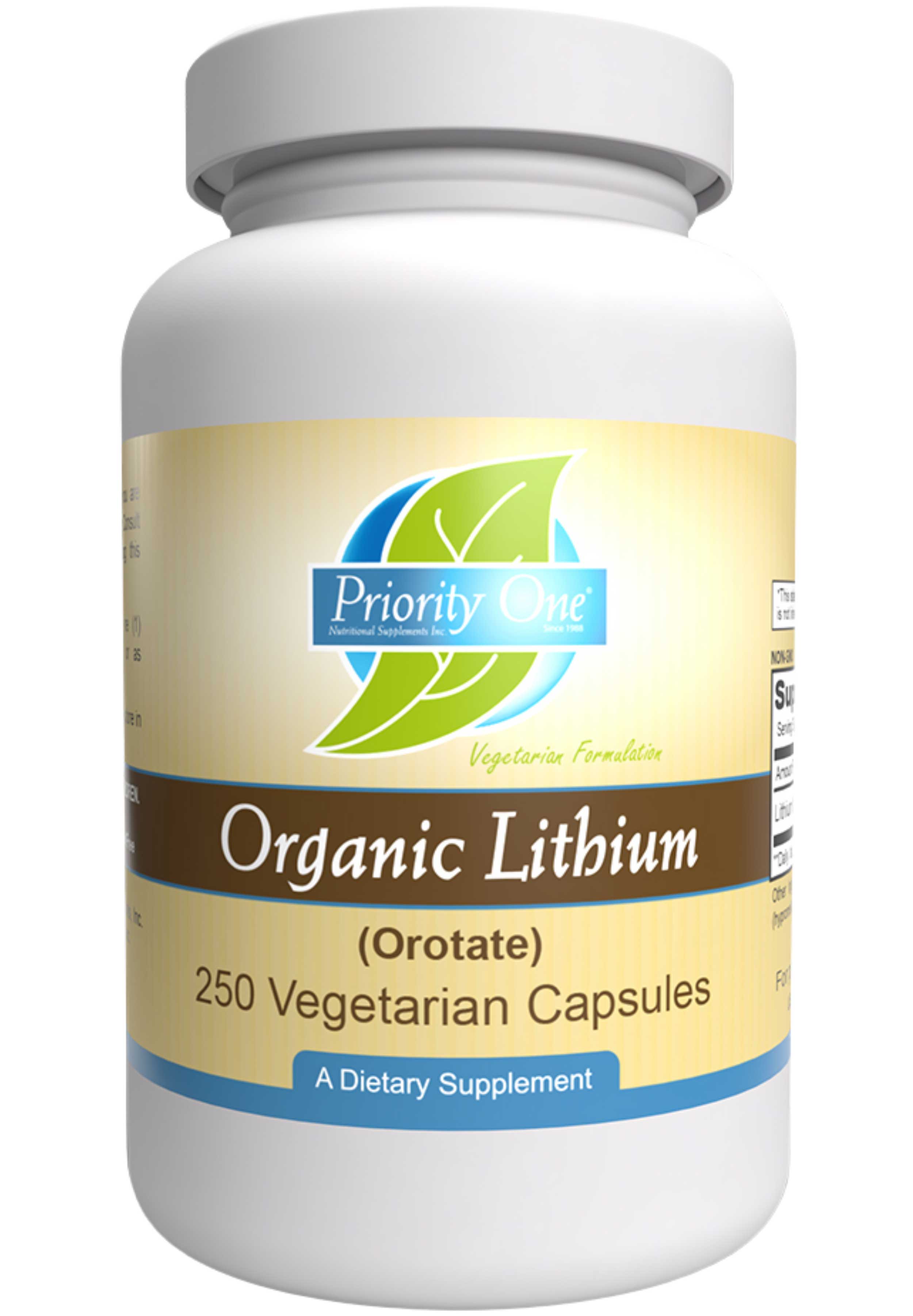 Priority One Organic Lithium 5 mg