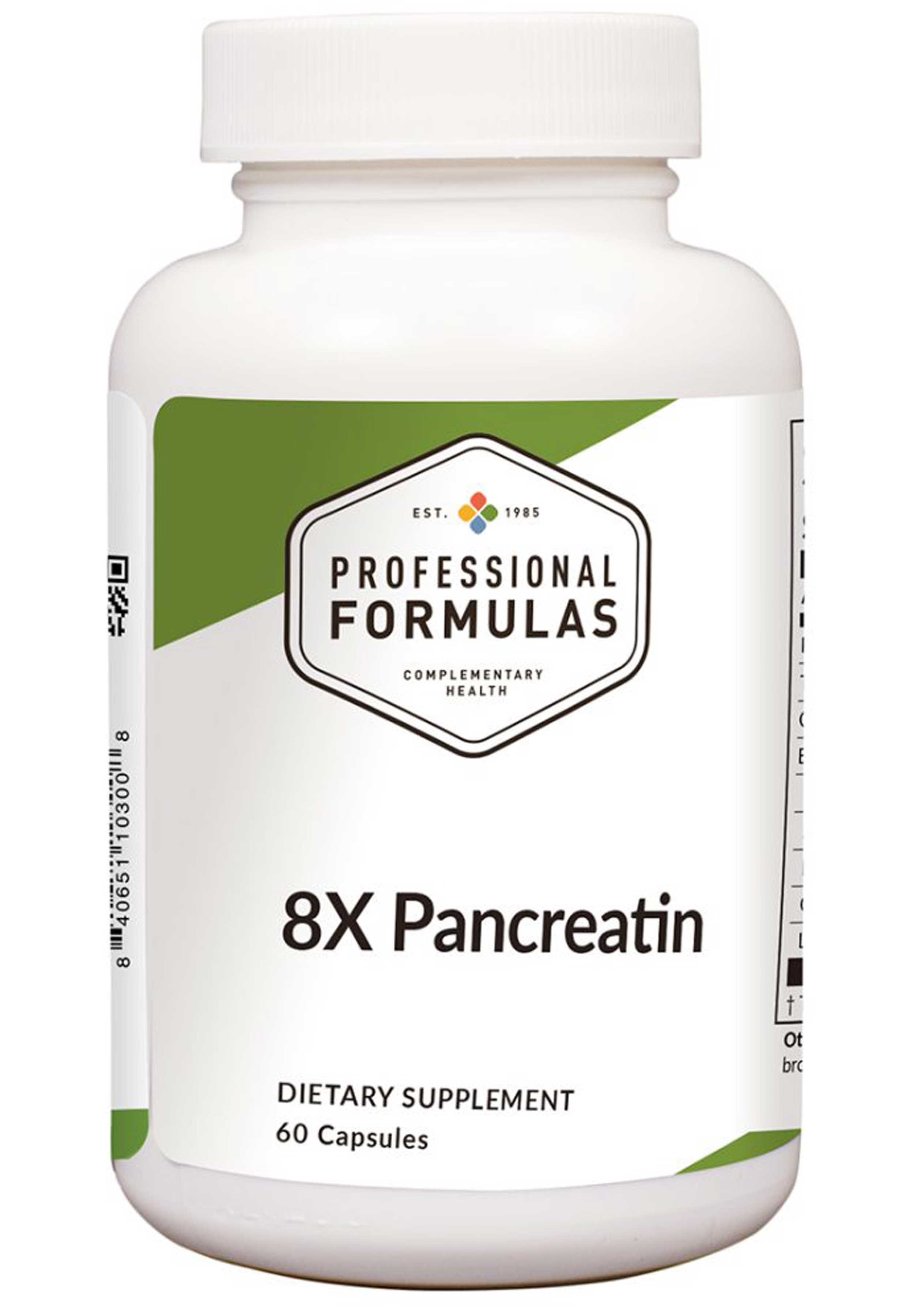 Professional Formulas 8X Pancreatin
