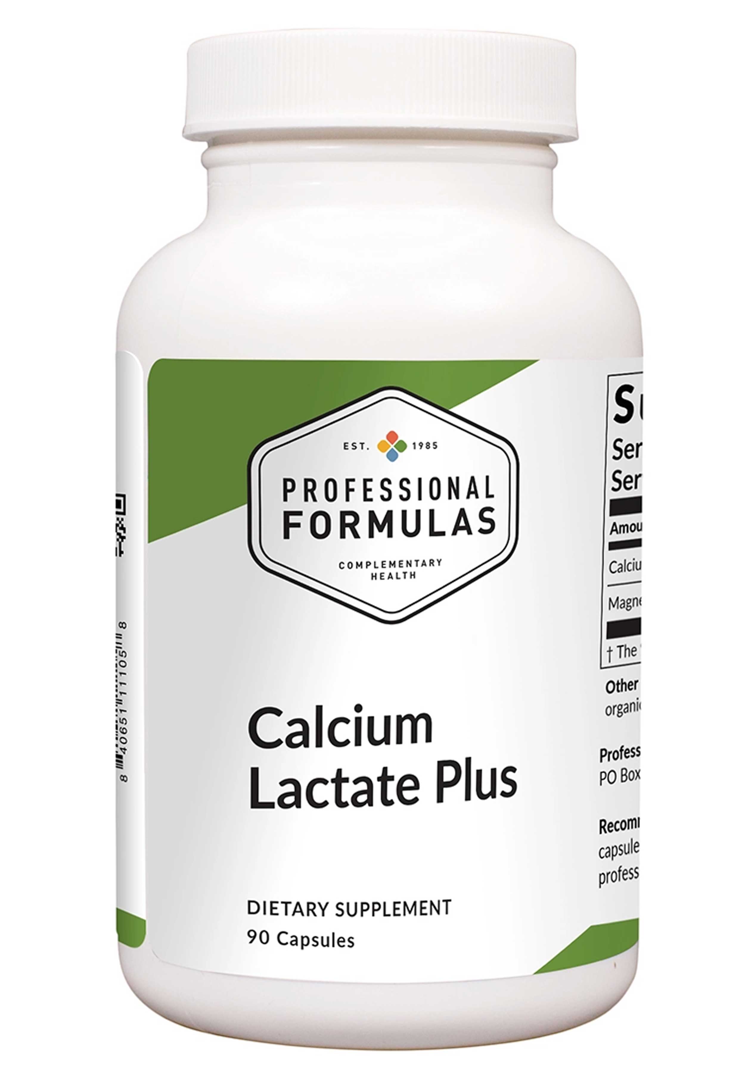 Professional Formulas Calcium Lactate Plus