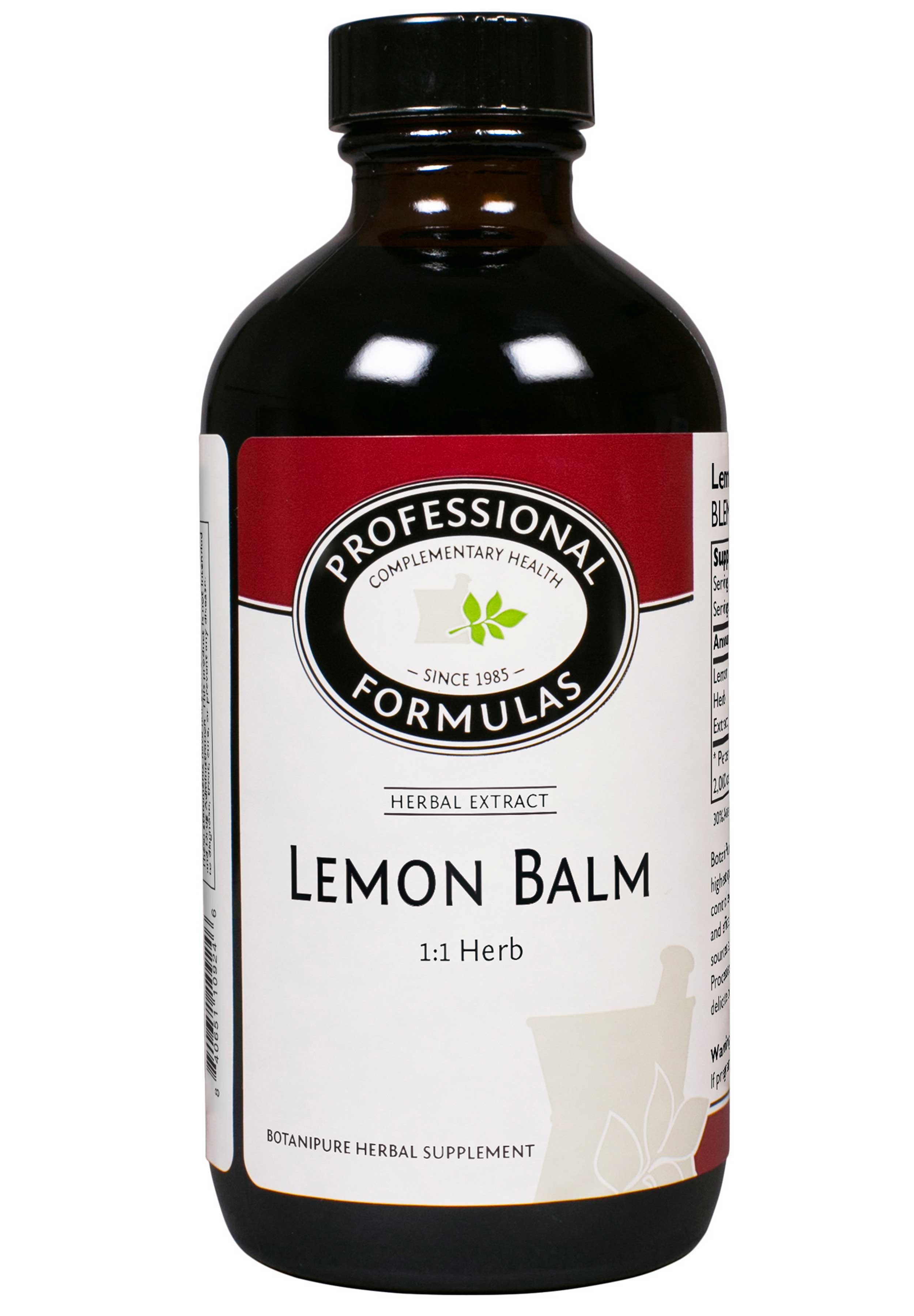 Professional Formulas Lemon Balm(herb)-Melissa Off.