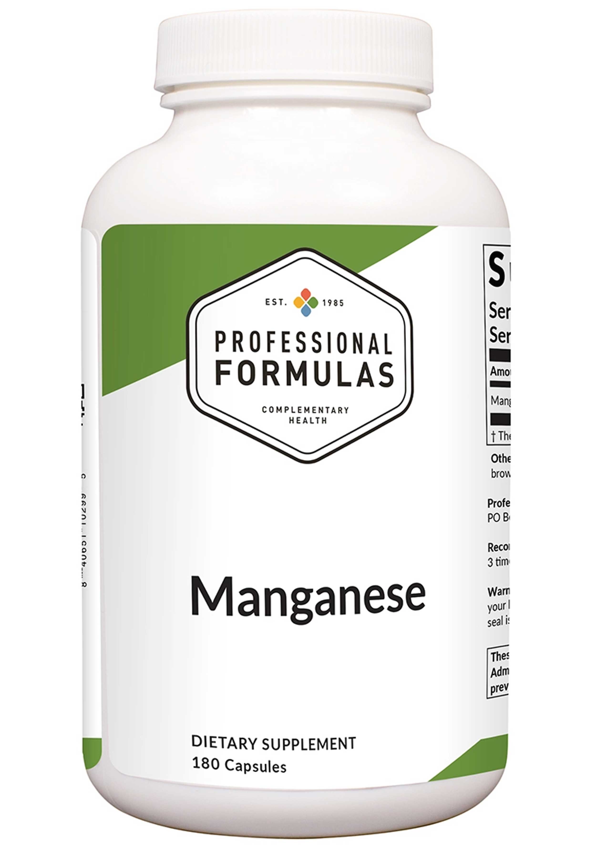 Professional Formulas Manganese Caps