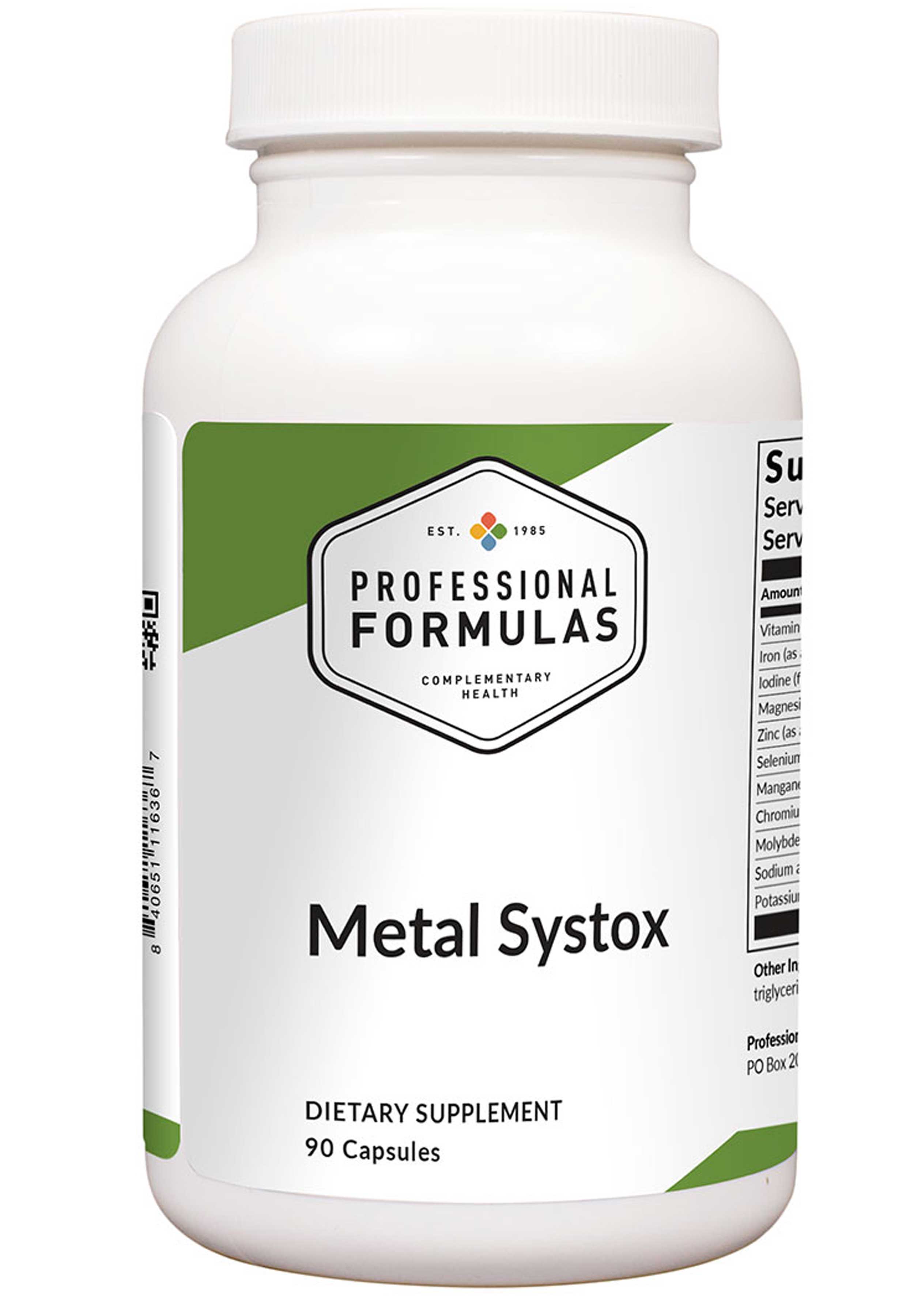 Professional Formulas Metal Systox(Detox)