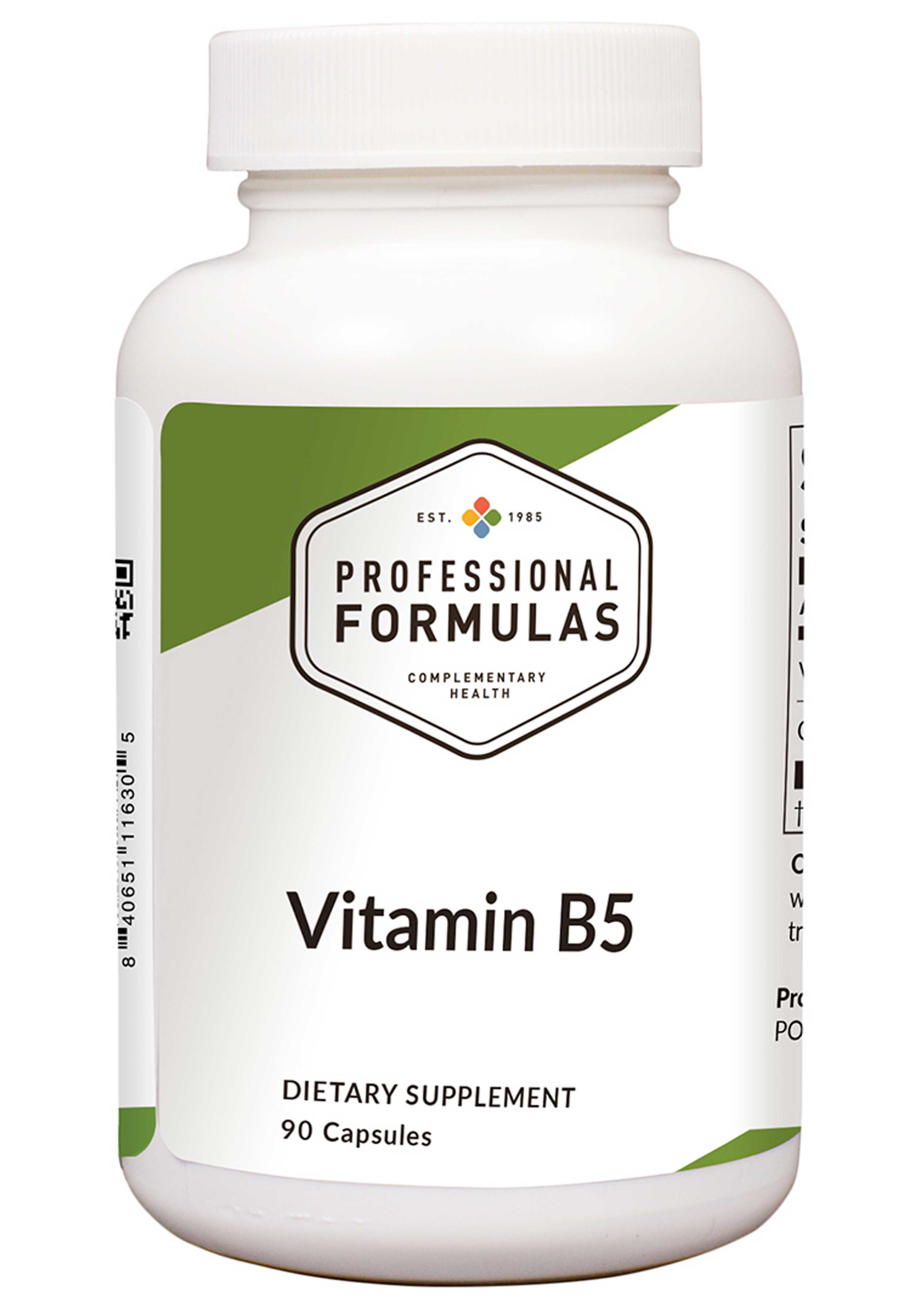 Professional Formulas Vitamin B5 Pantothenic Acid 500mg