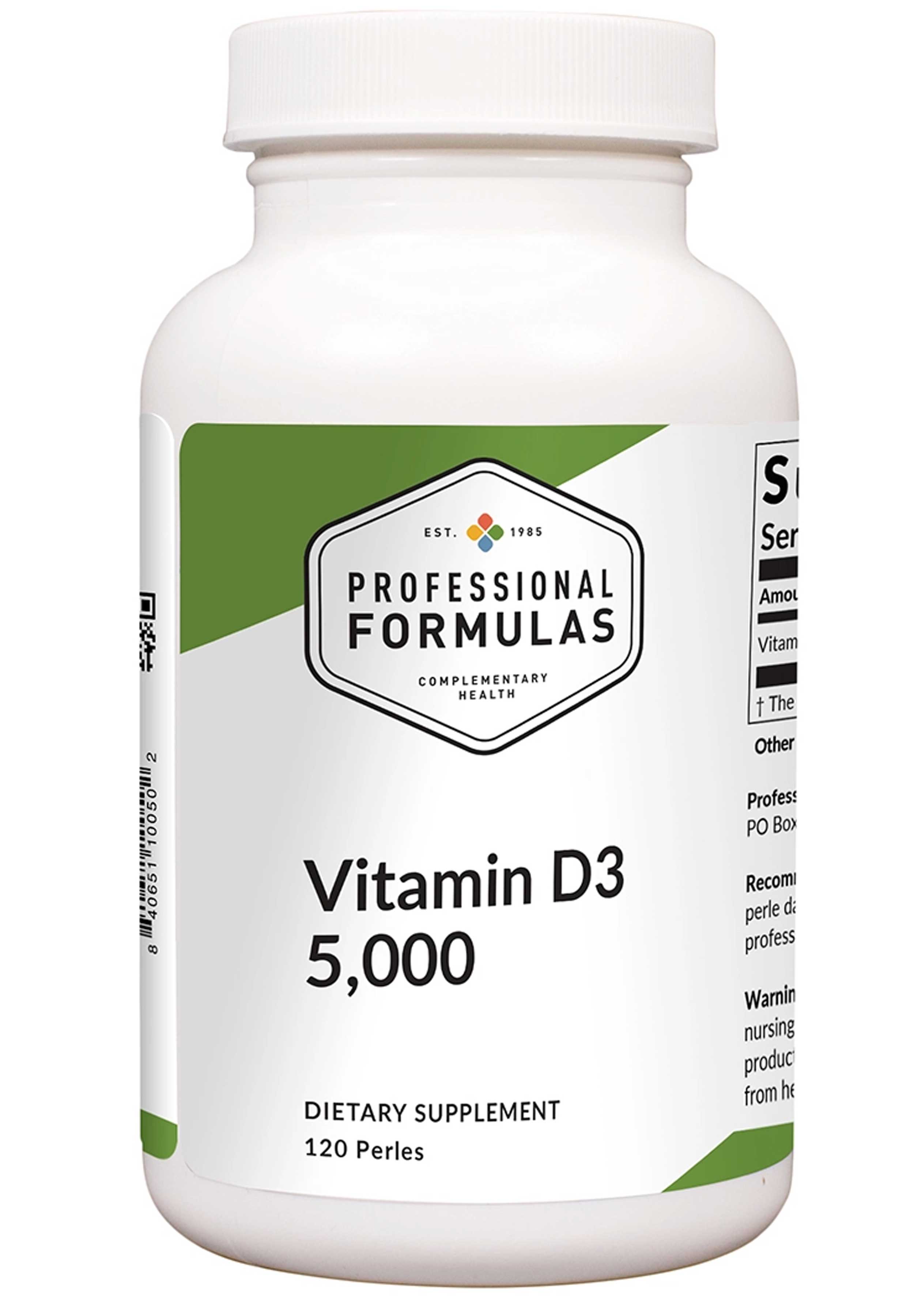 Professional Formulas Vitamin D3 5,000 IU