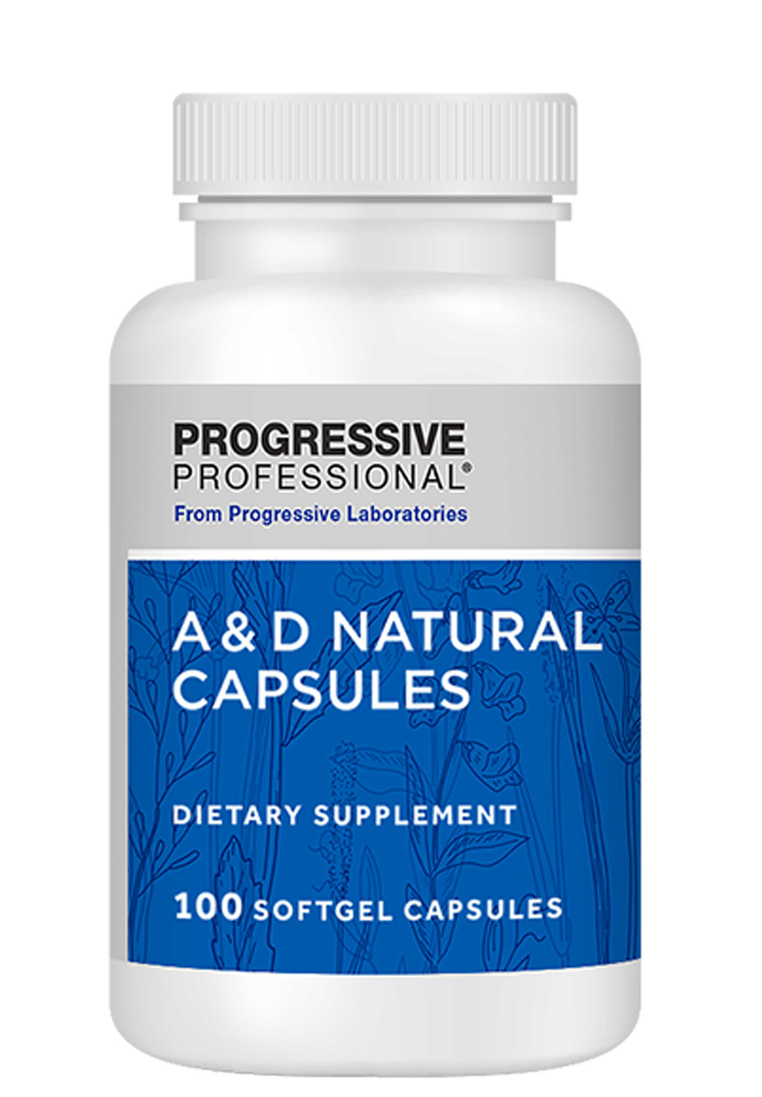 Progressive Laboratories A & D Natural Capsules