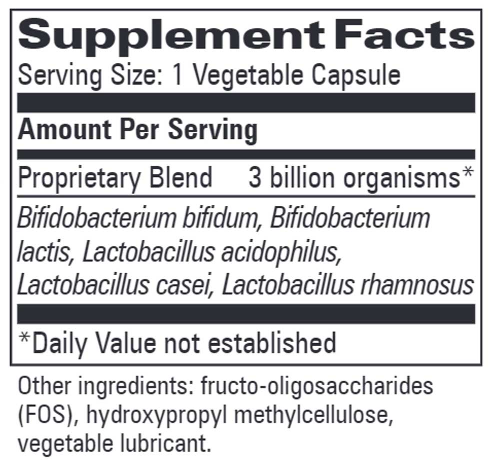 Progressive Laboratories Bifido-Complex Ingredients