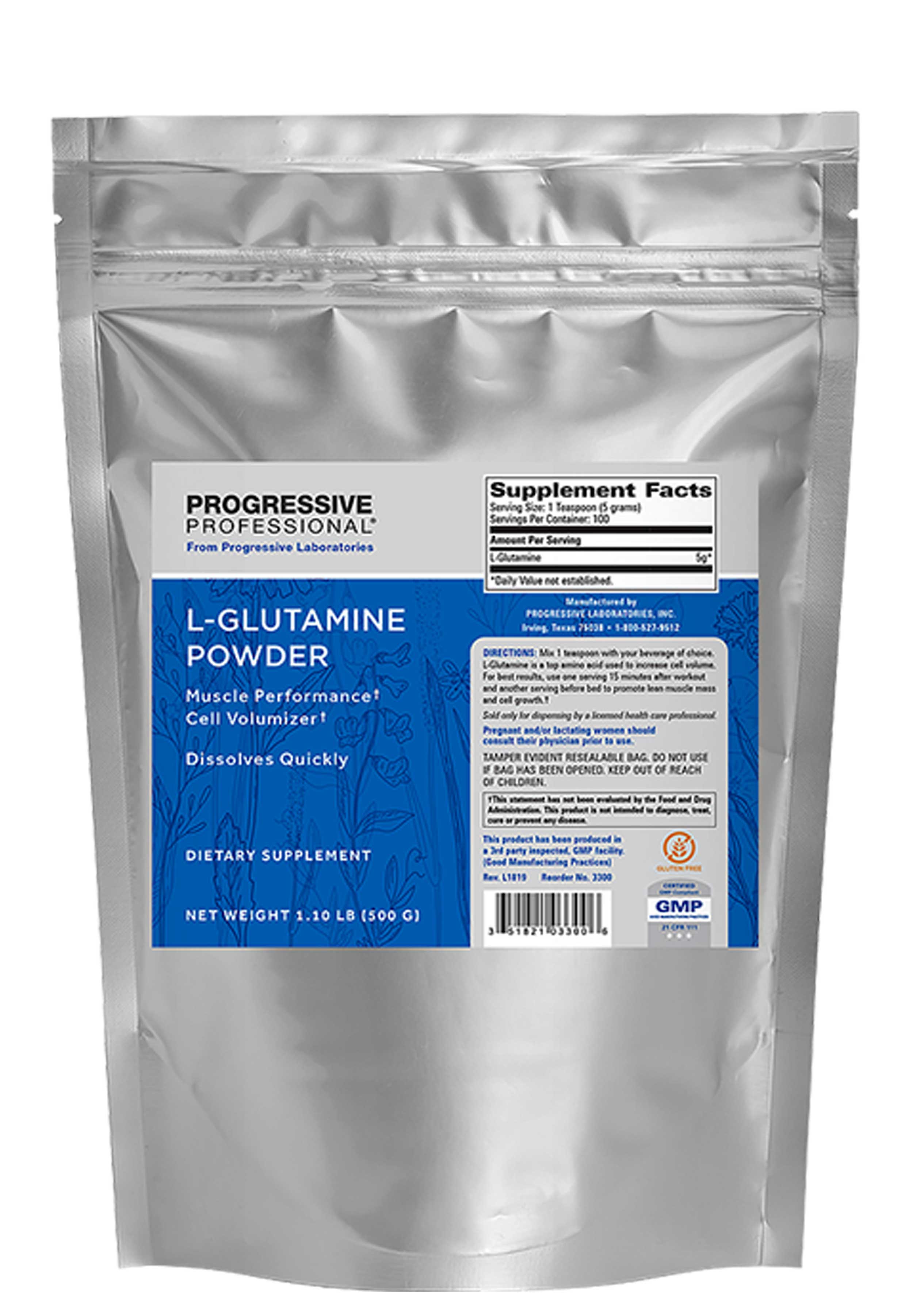 Progressive Laboratories L-Glutamine Powder