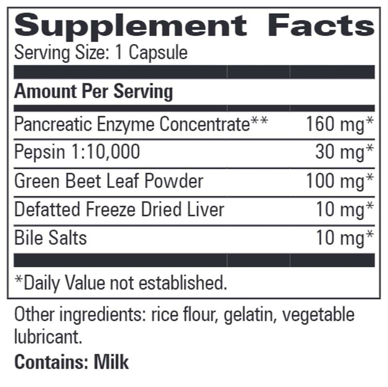 Progressive Laboratories Lipo-Complex Ingredients 