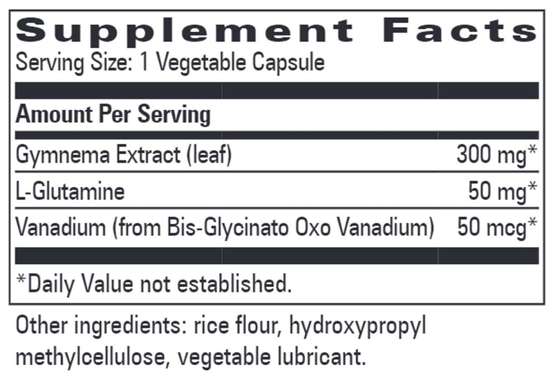 Progressive Laboratories Vanadium Complex Ingredients 