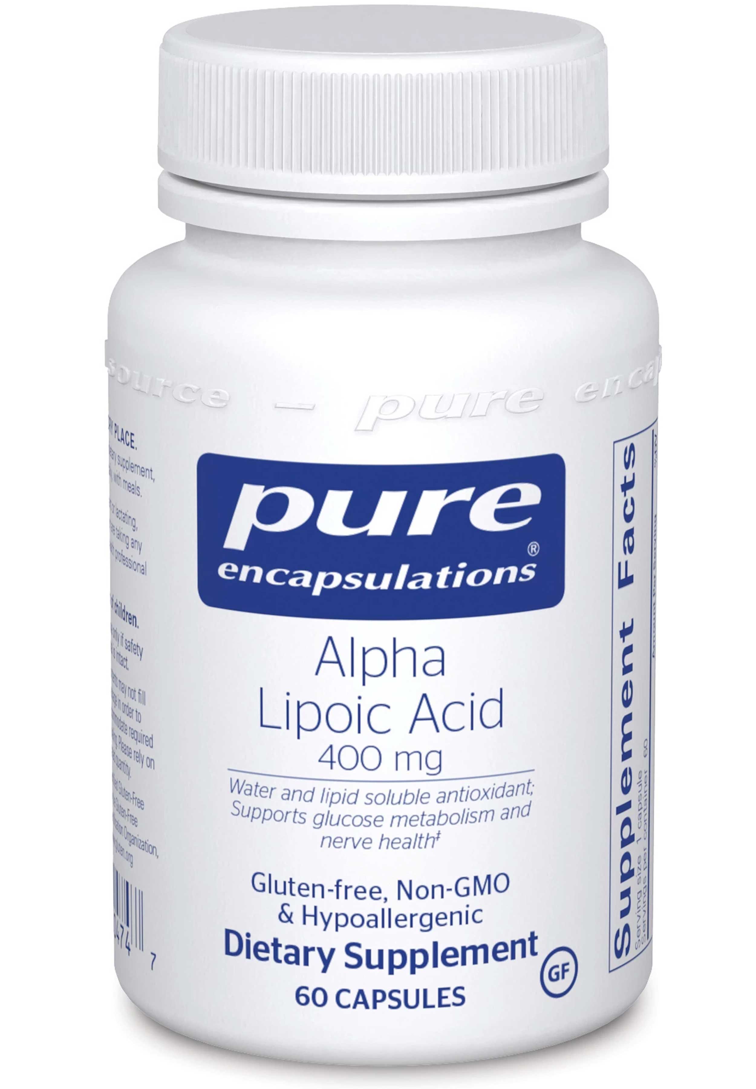 Pure Encapsulations Alpha Lipoic Acid 400mg