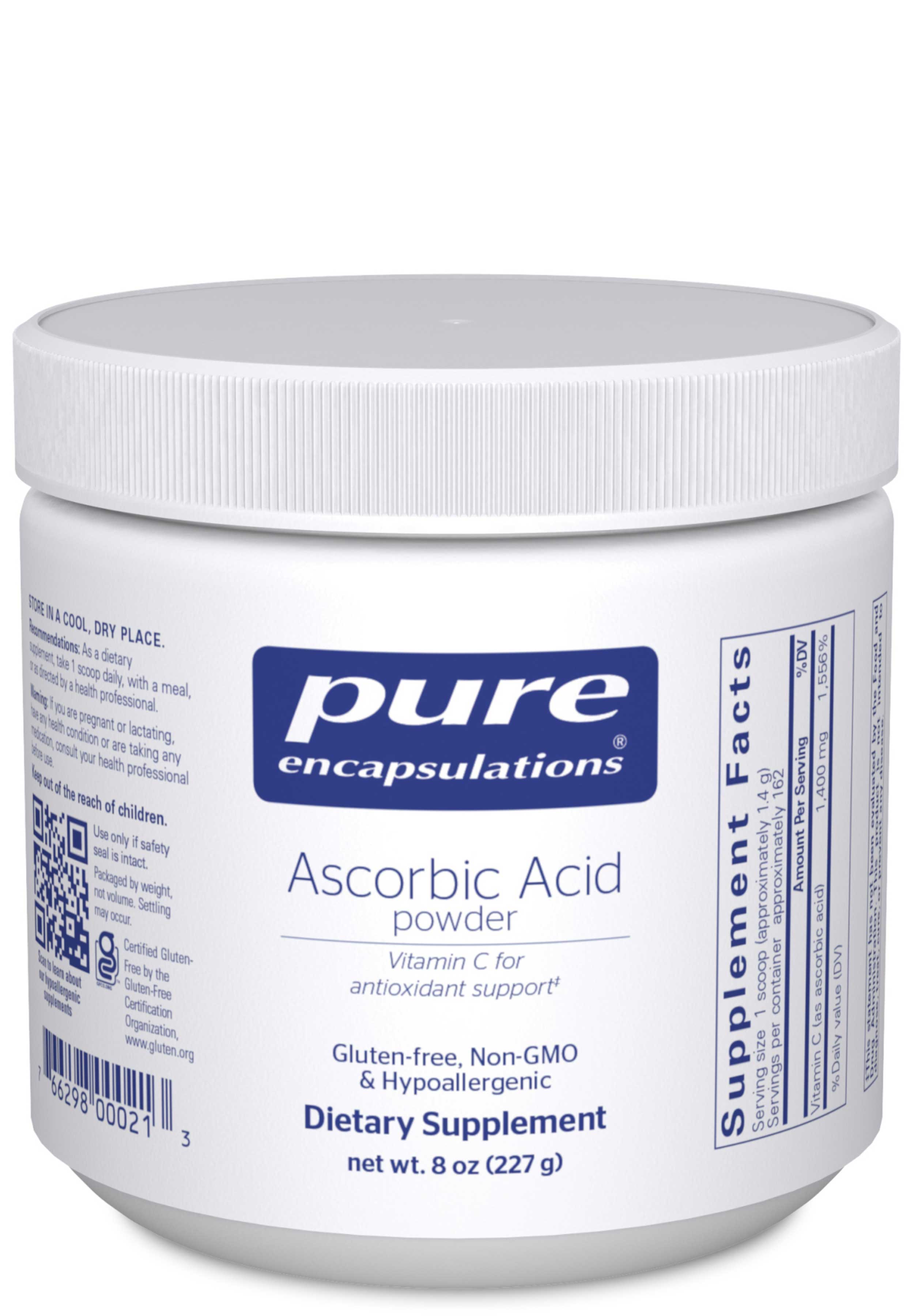 Pure Encapsulations Ascorbic Acid Powder
