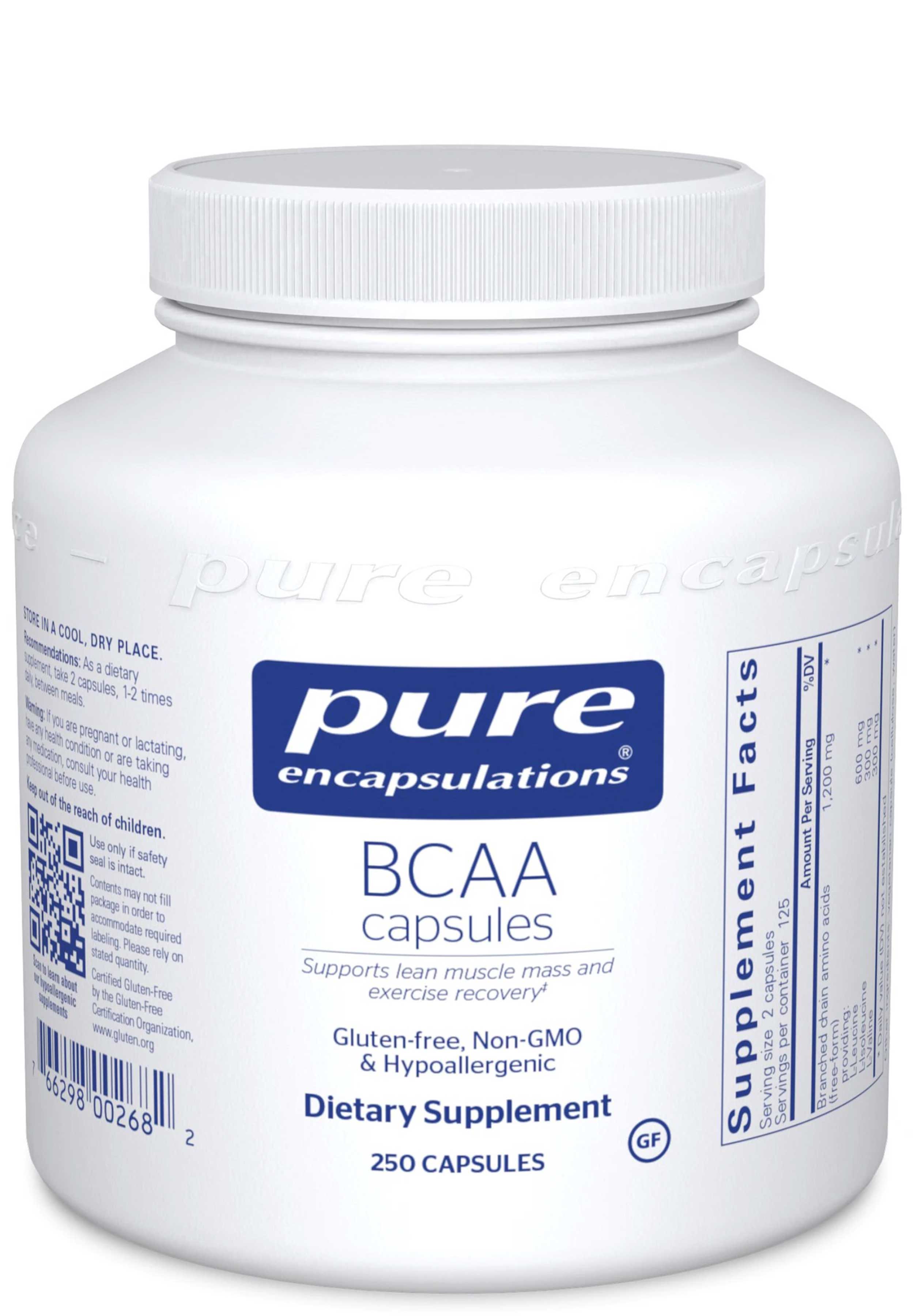 Pure Encapsulations BCAA Capsules