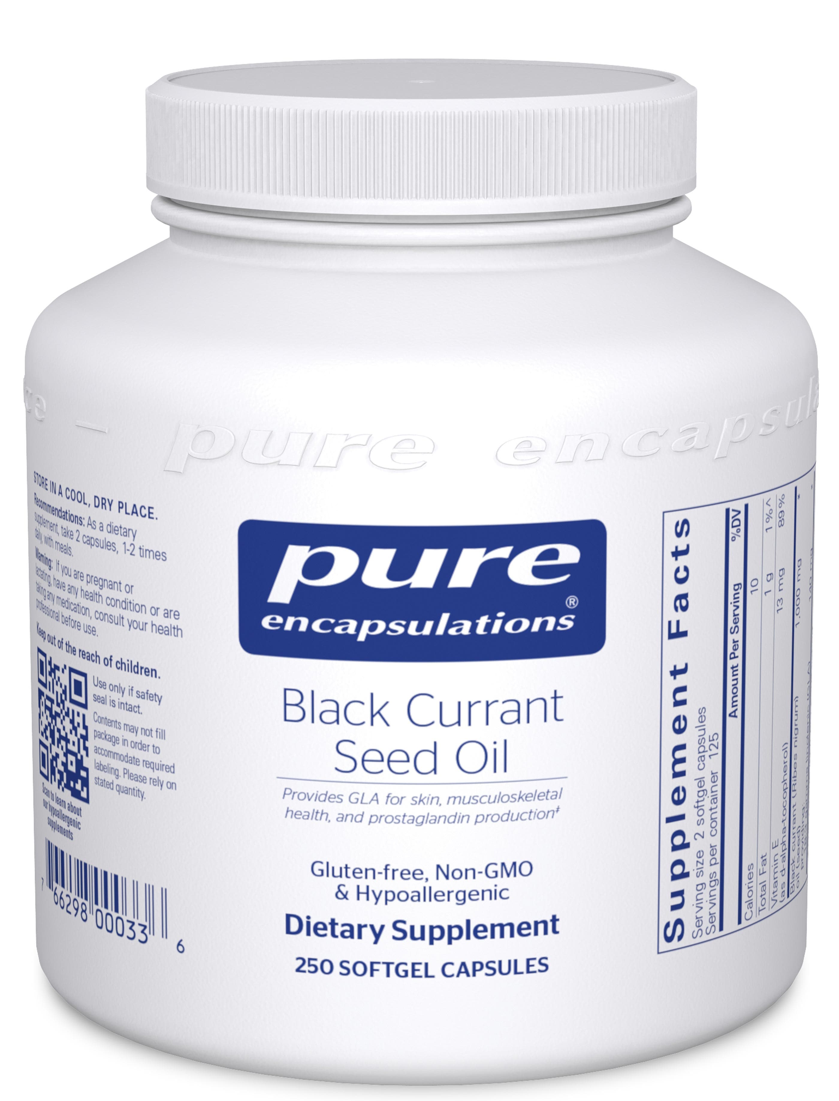 Pure Encapsulations Black Currant Seed Oil
