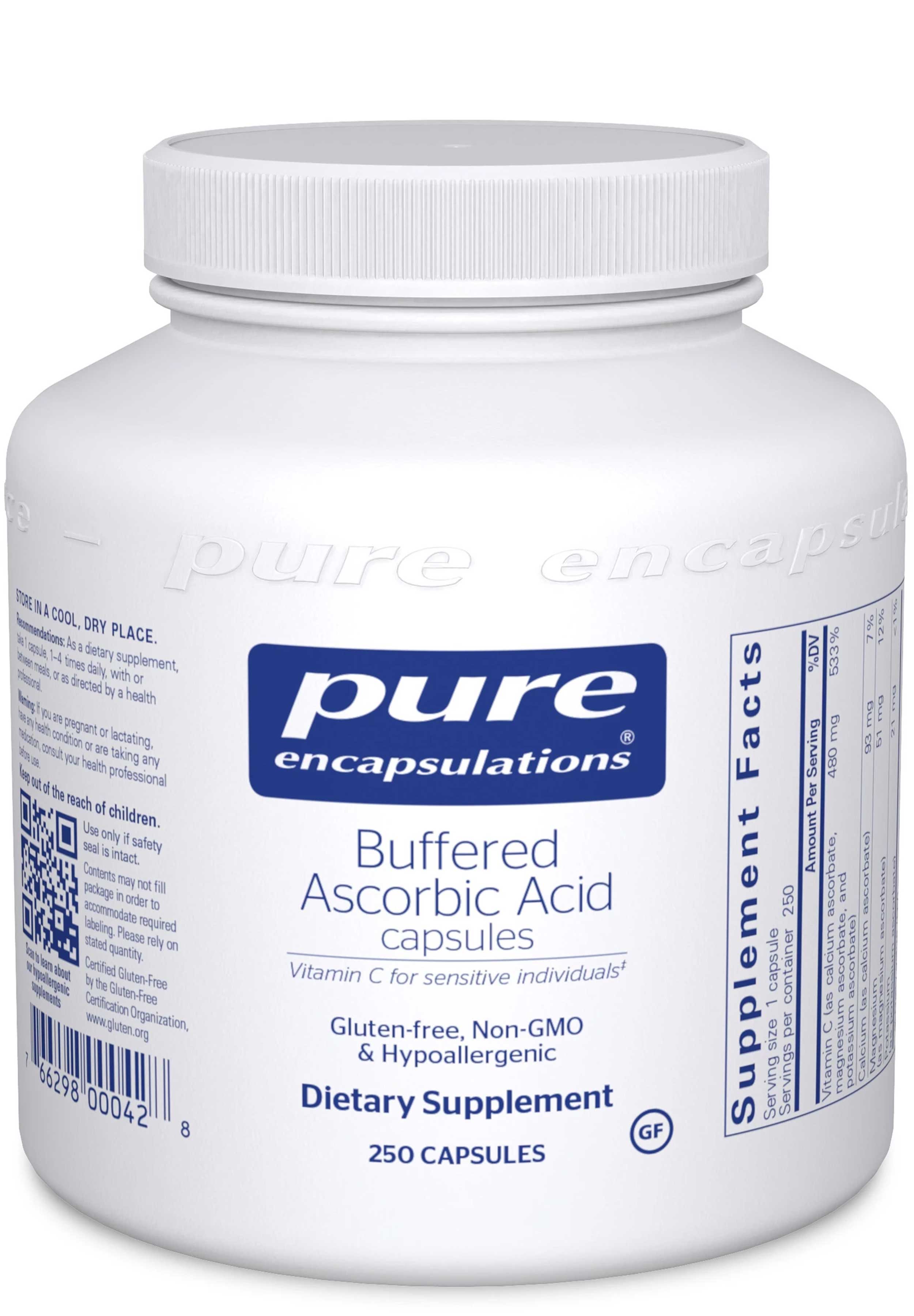 Pure Encapsulations Buffered Ascorbic Acid 