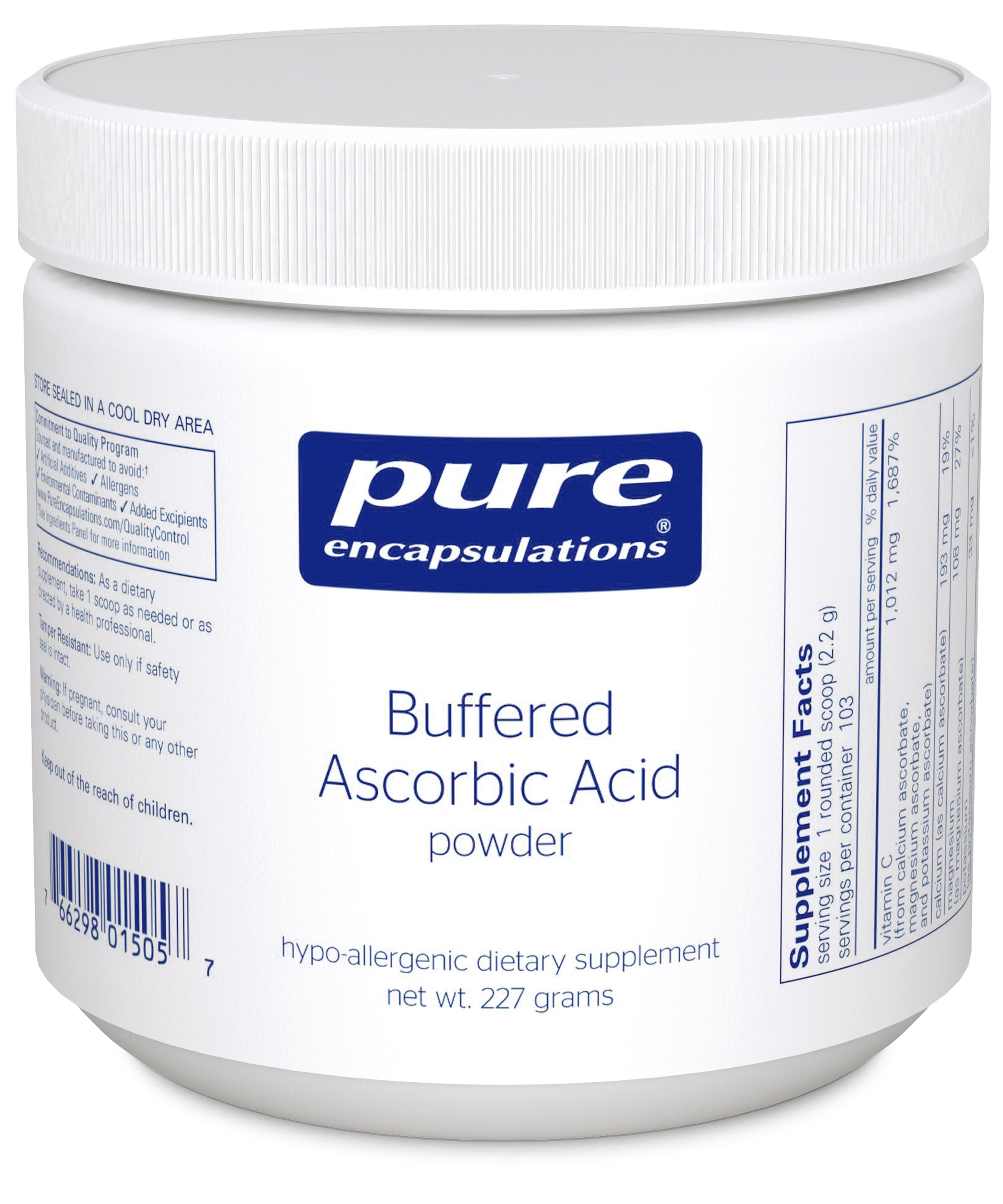 Pure Encapsulations Buffered Ascorbic Acid Powder