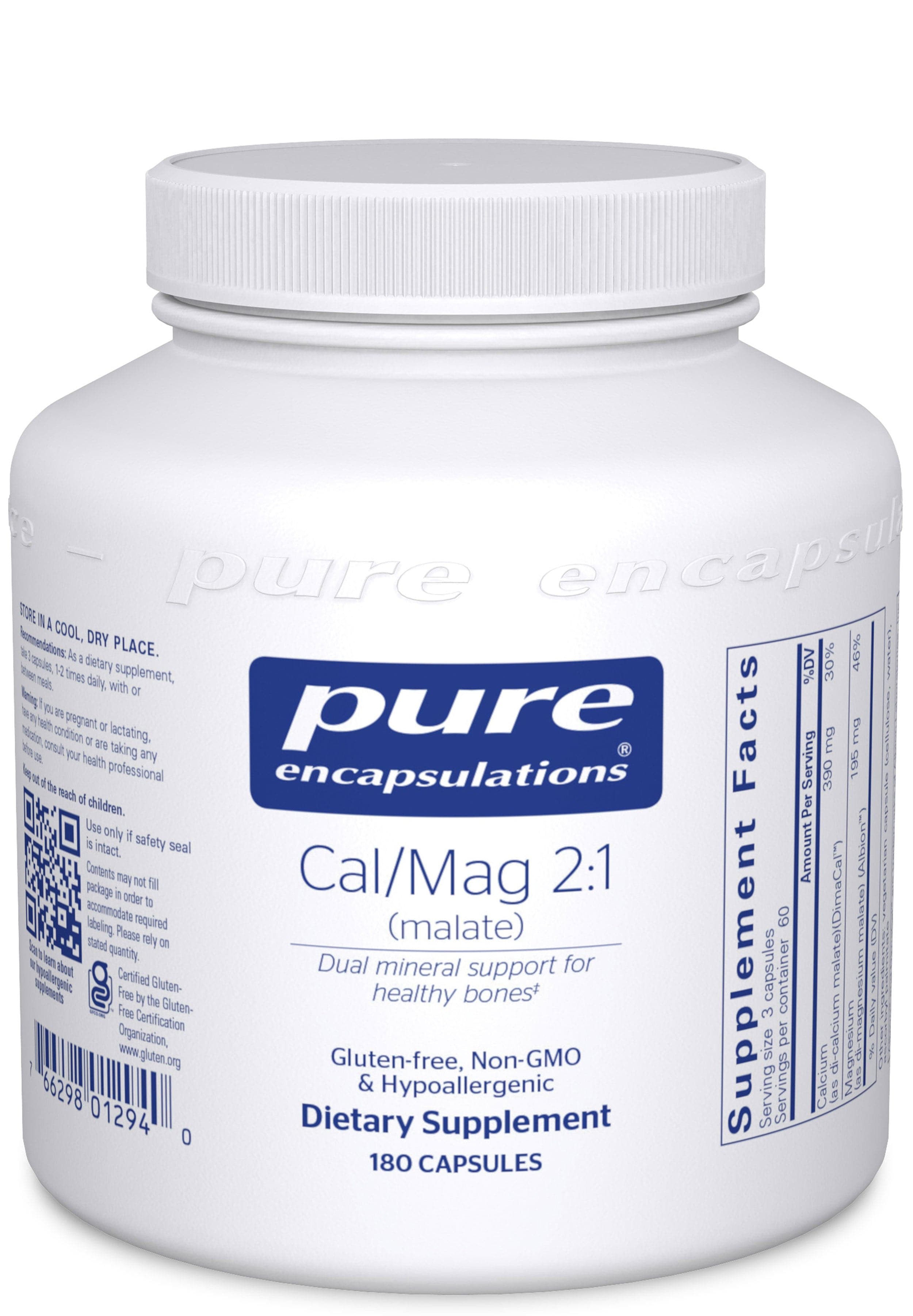 Pure Encapsulations Cal/Mag 2:1 (malate)