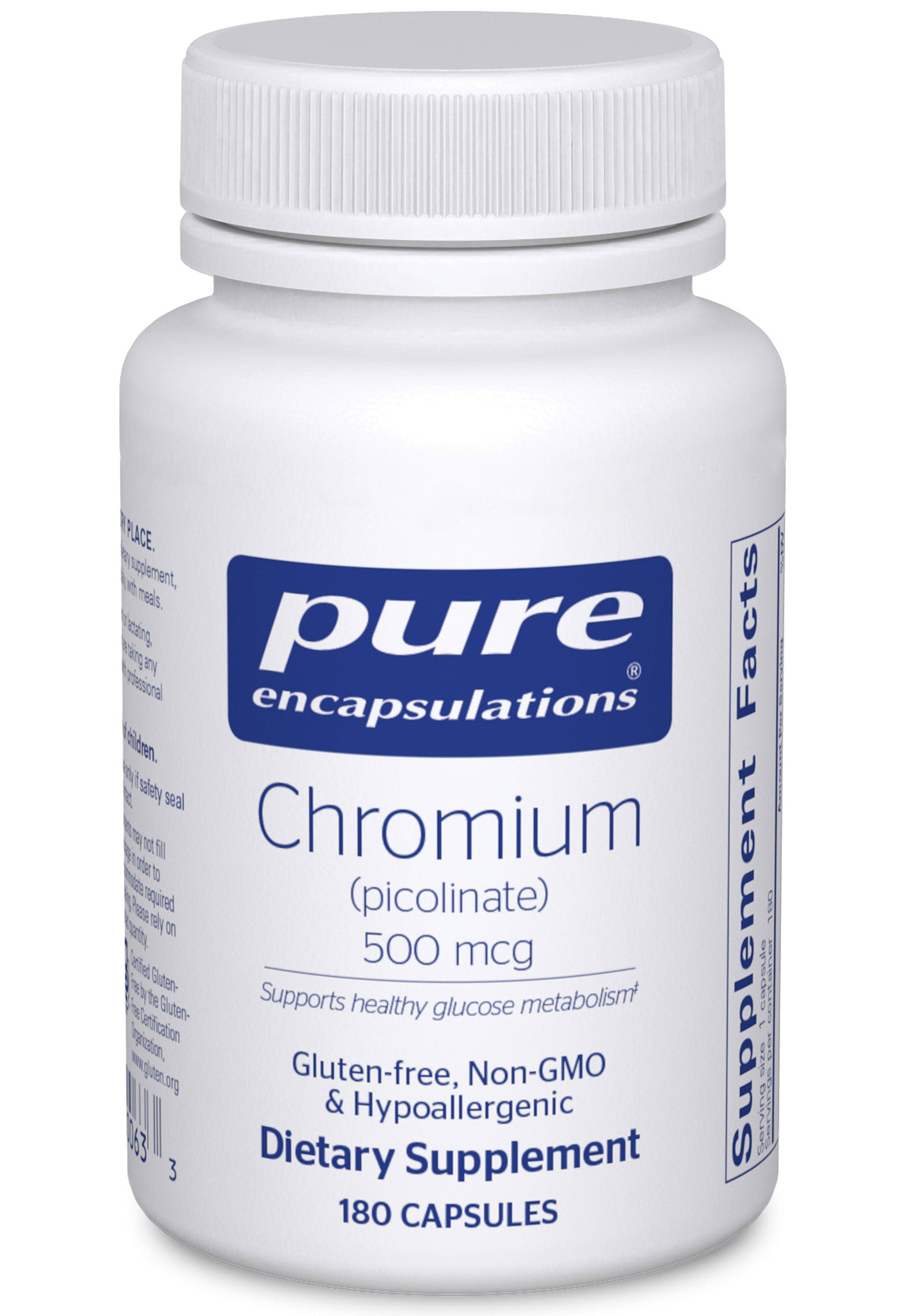Pure Encapsulations Chromium Picolinate 500 mcg