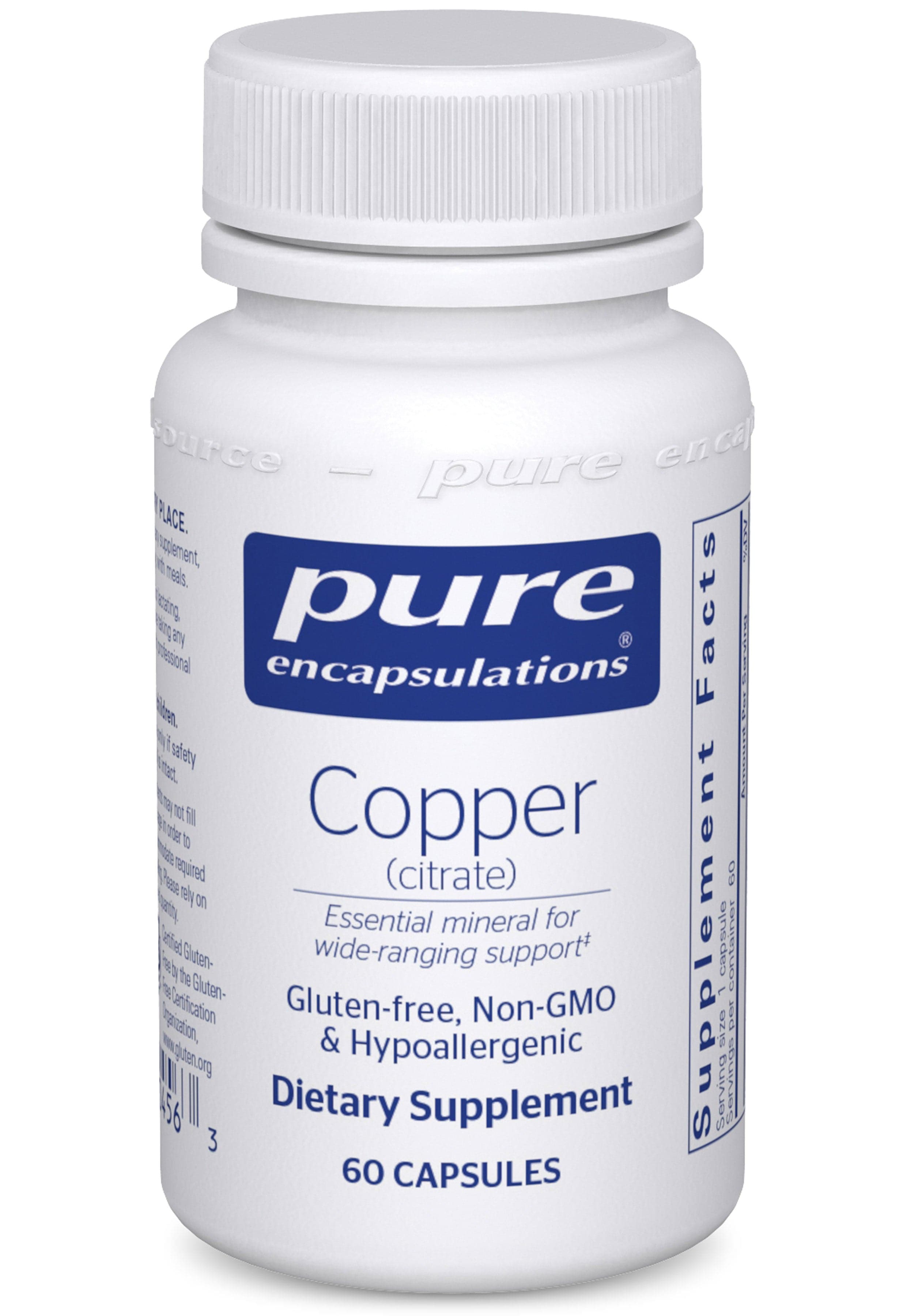 Pure Encapsulations Copper (citrate)