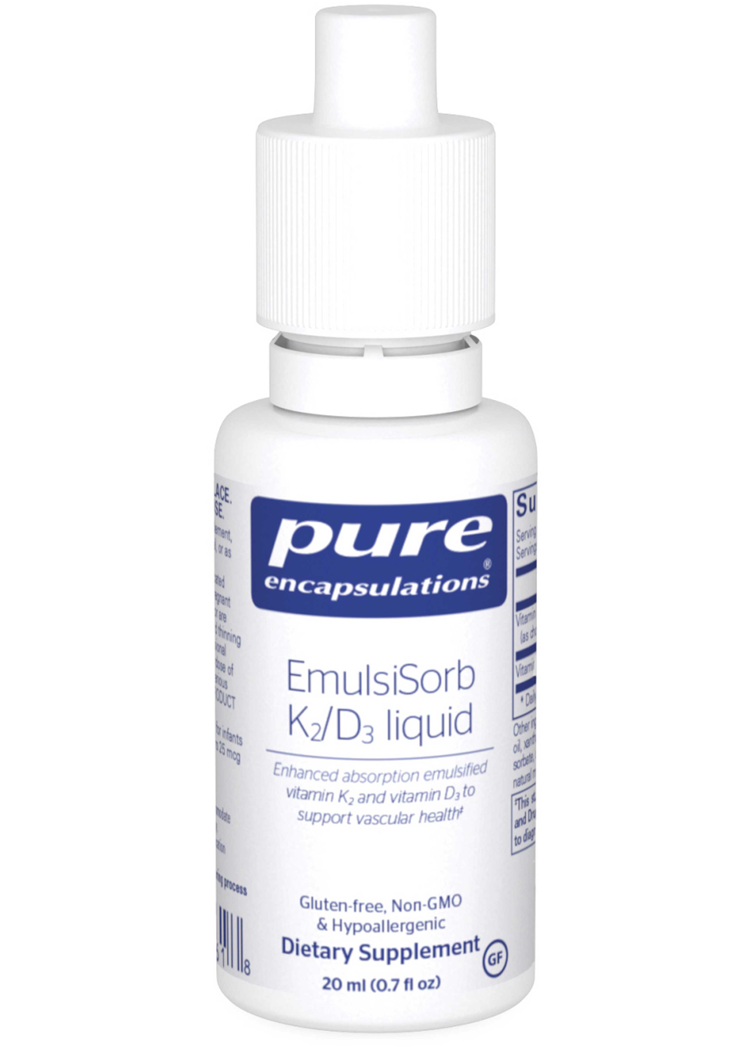 Pure Encapsulations EmulsiSorb K2/D3 Liquid