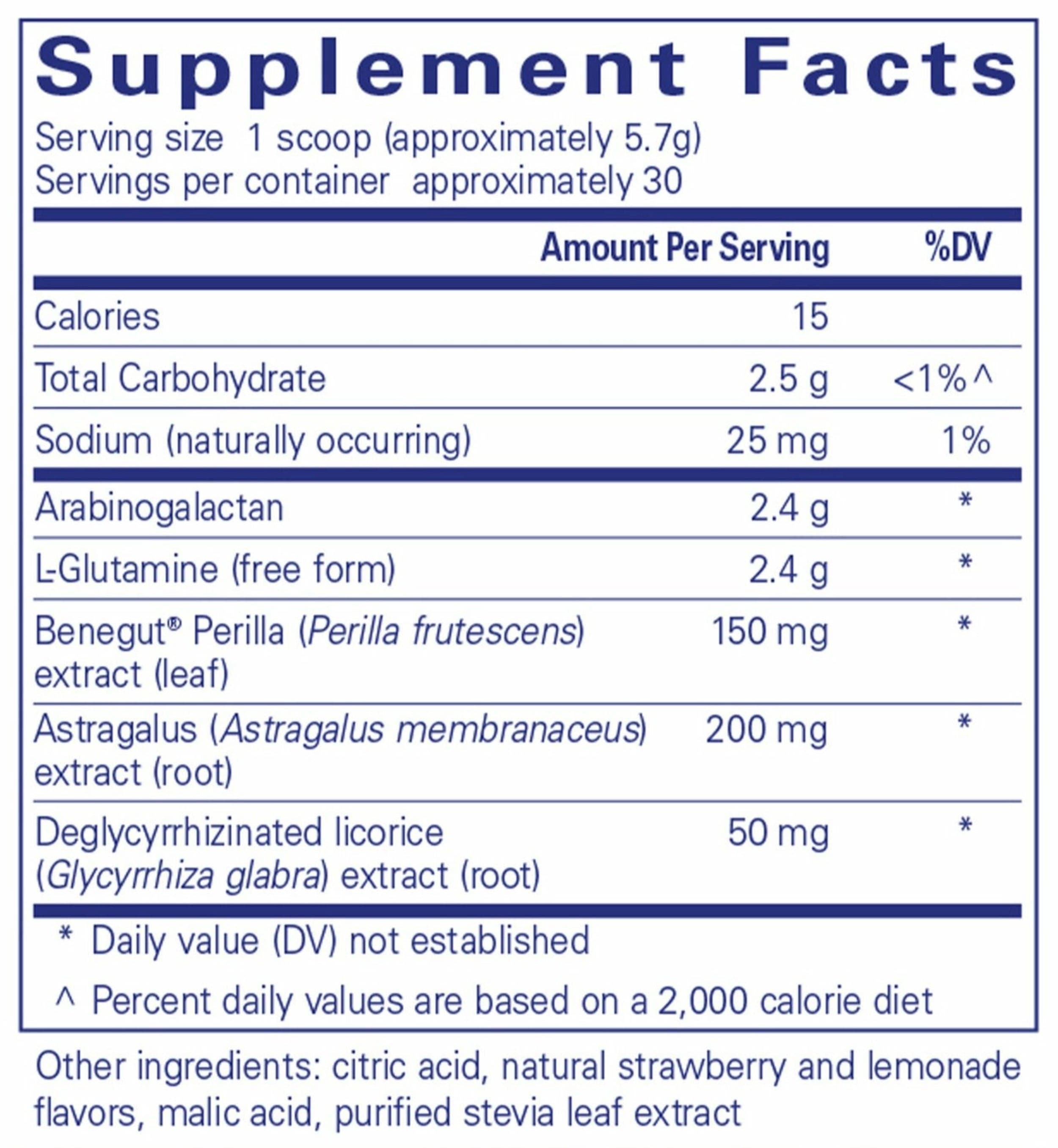 Pure Encapsulations EpiIntegrity Powder Ingredients 