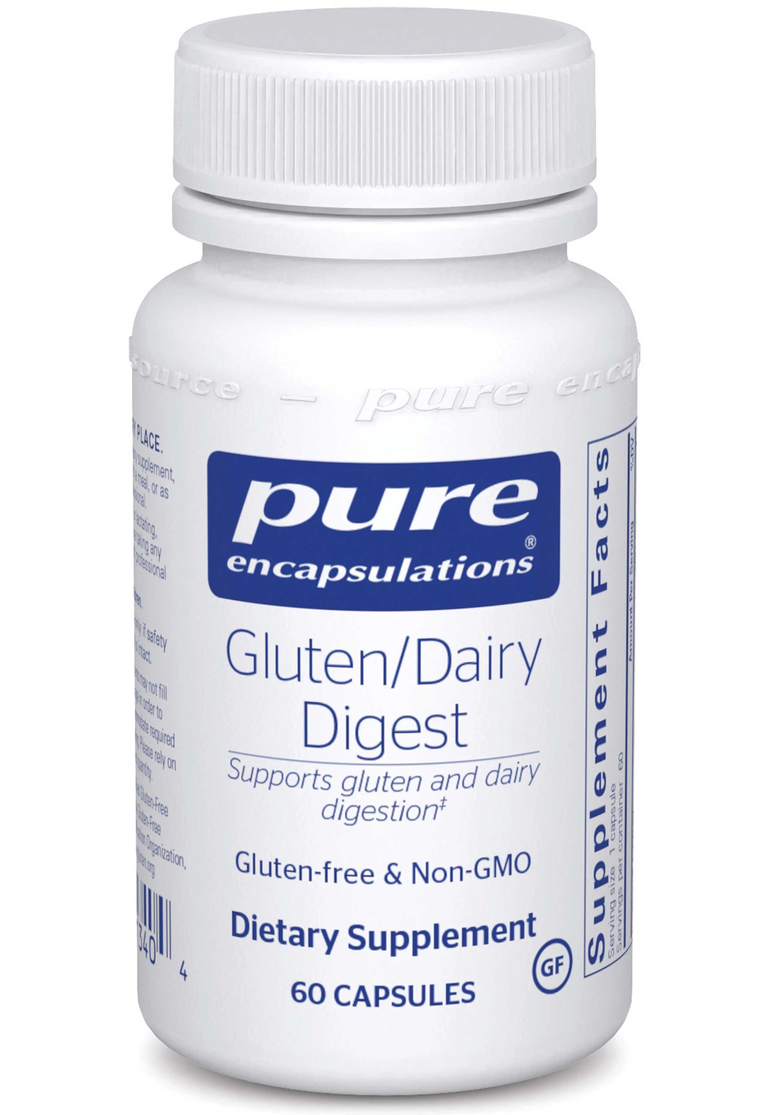 Pure Encapsulations Gluten/Dairy Digest