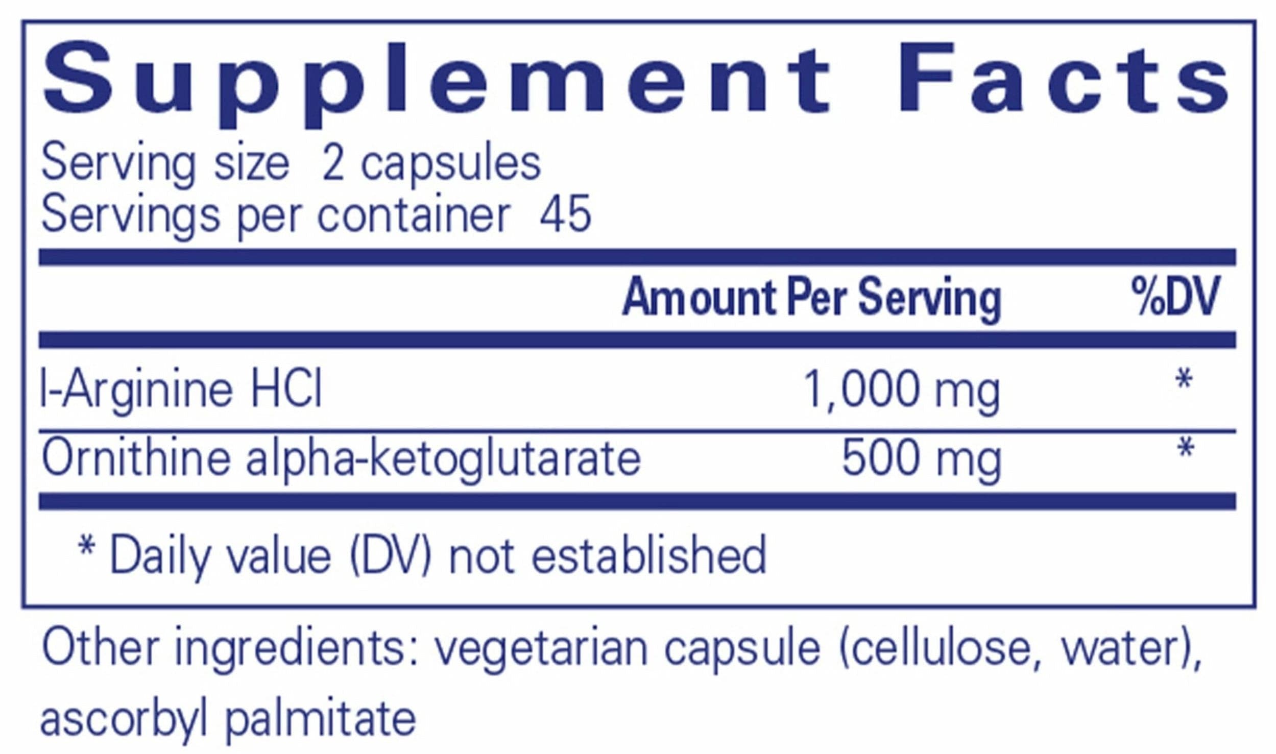 Pure Encapsulations Growth Hormone Support Ingredients 