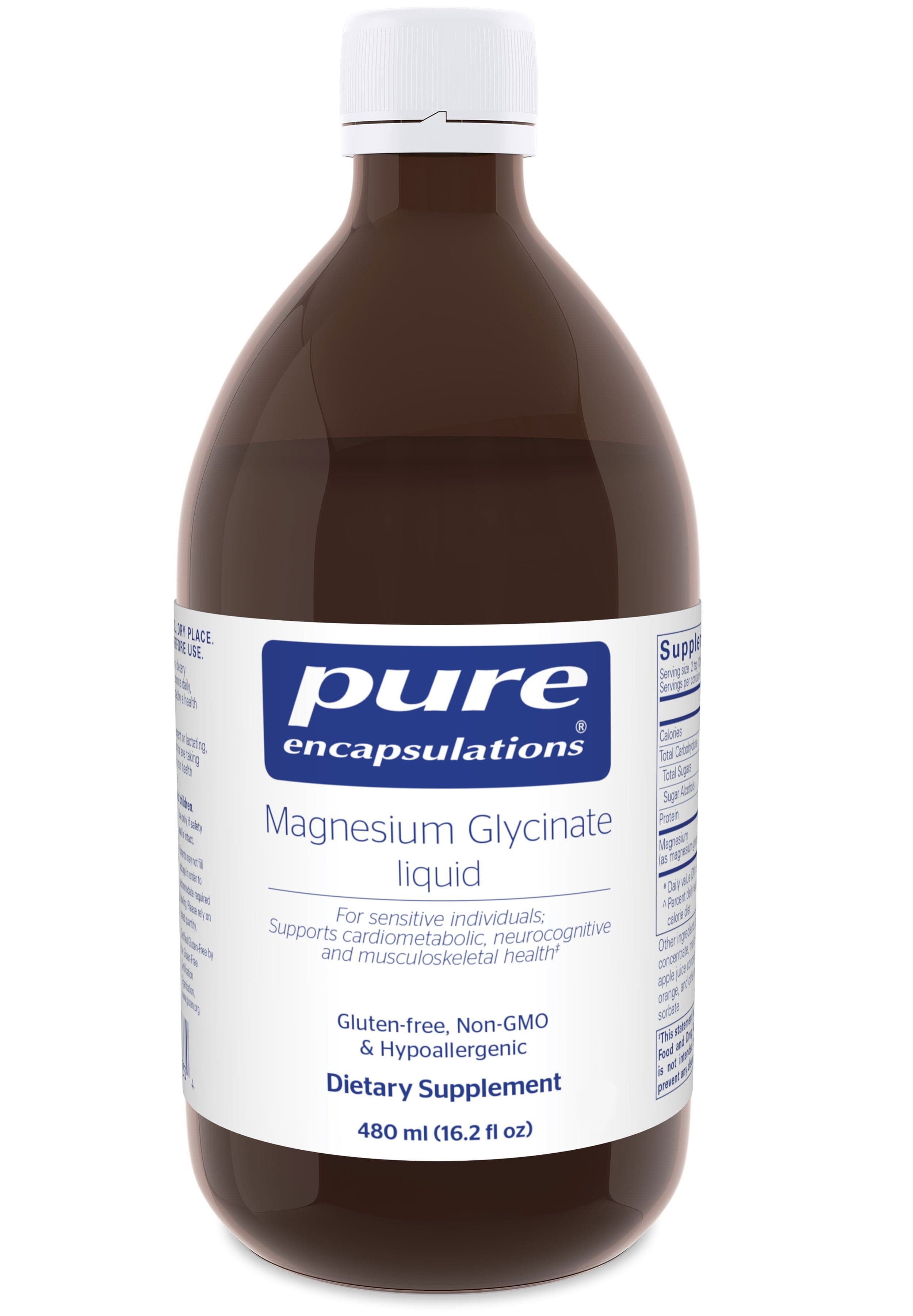 Pure Encapsulations Magnesium Glycinate liquid