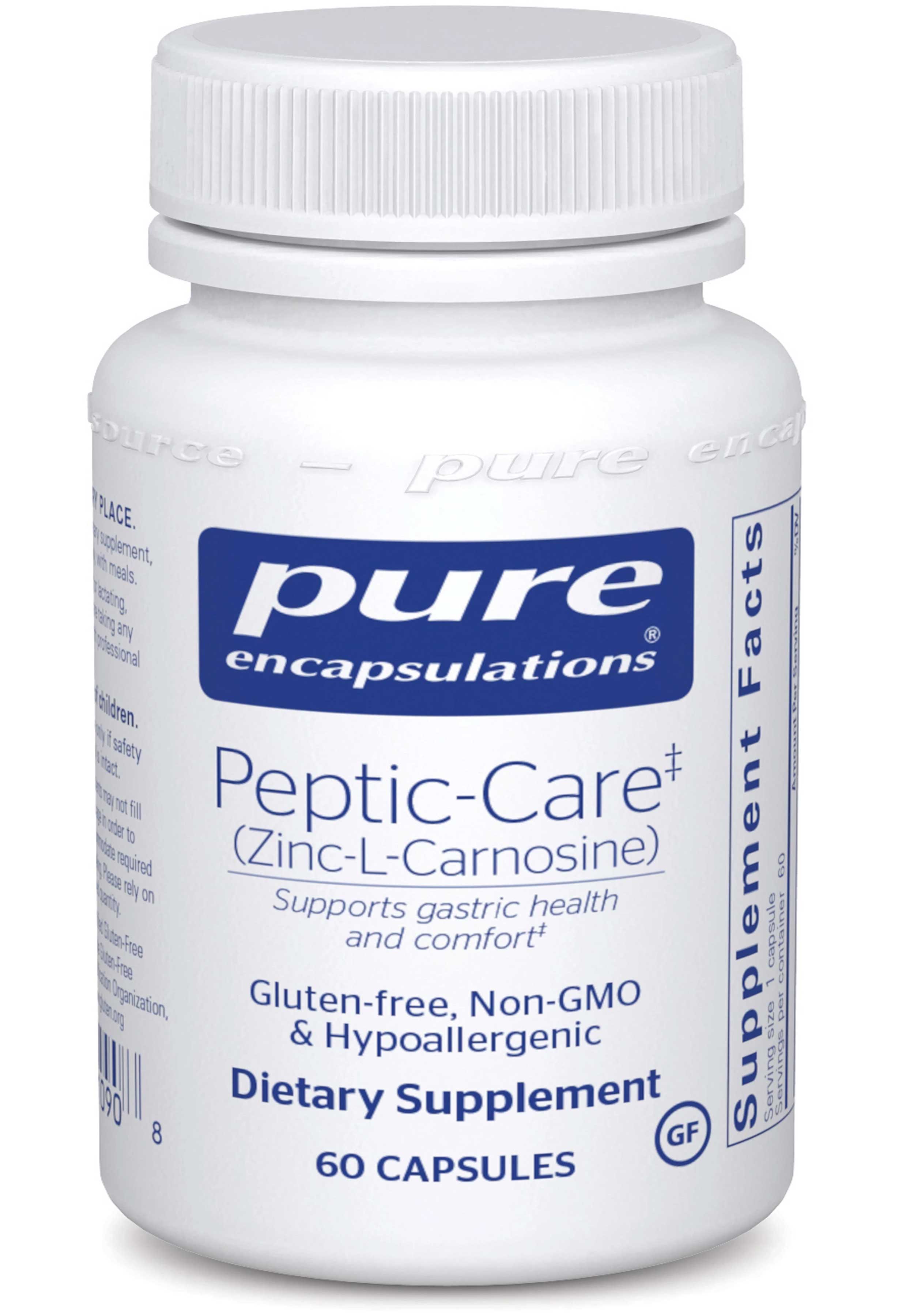Pure Encapsulations Peptic-Care (Zinc-L-Carnosine)
