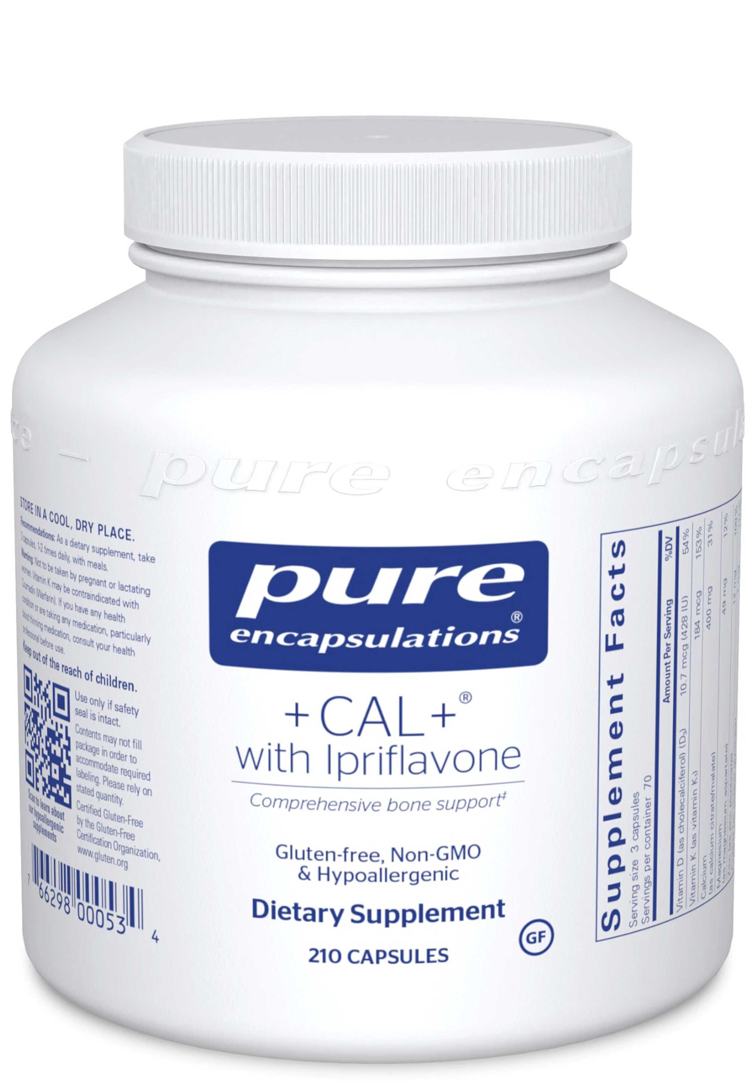 Pure Encapsulations +Cal+ with Ipriflavone 