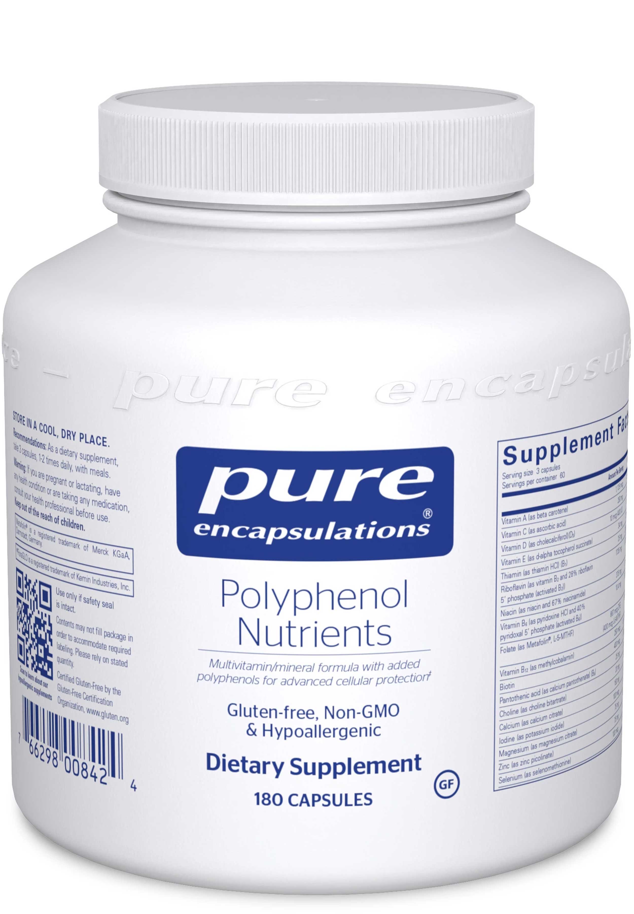 Pure Encapsulations Polyphenol Nutrients
