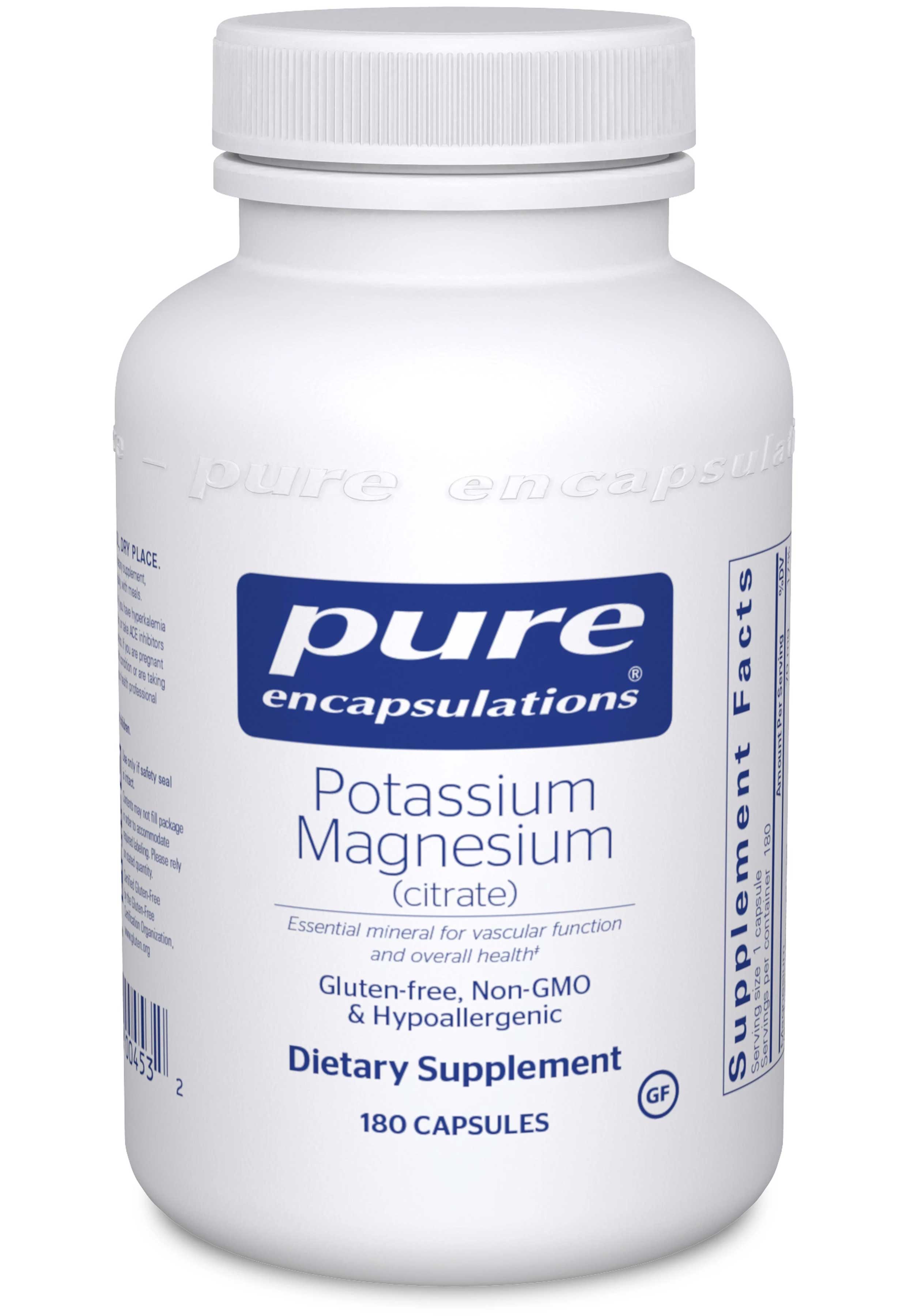 Pure Encapsulations Potassium Magnesium (Citrate)