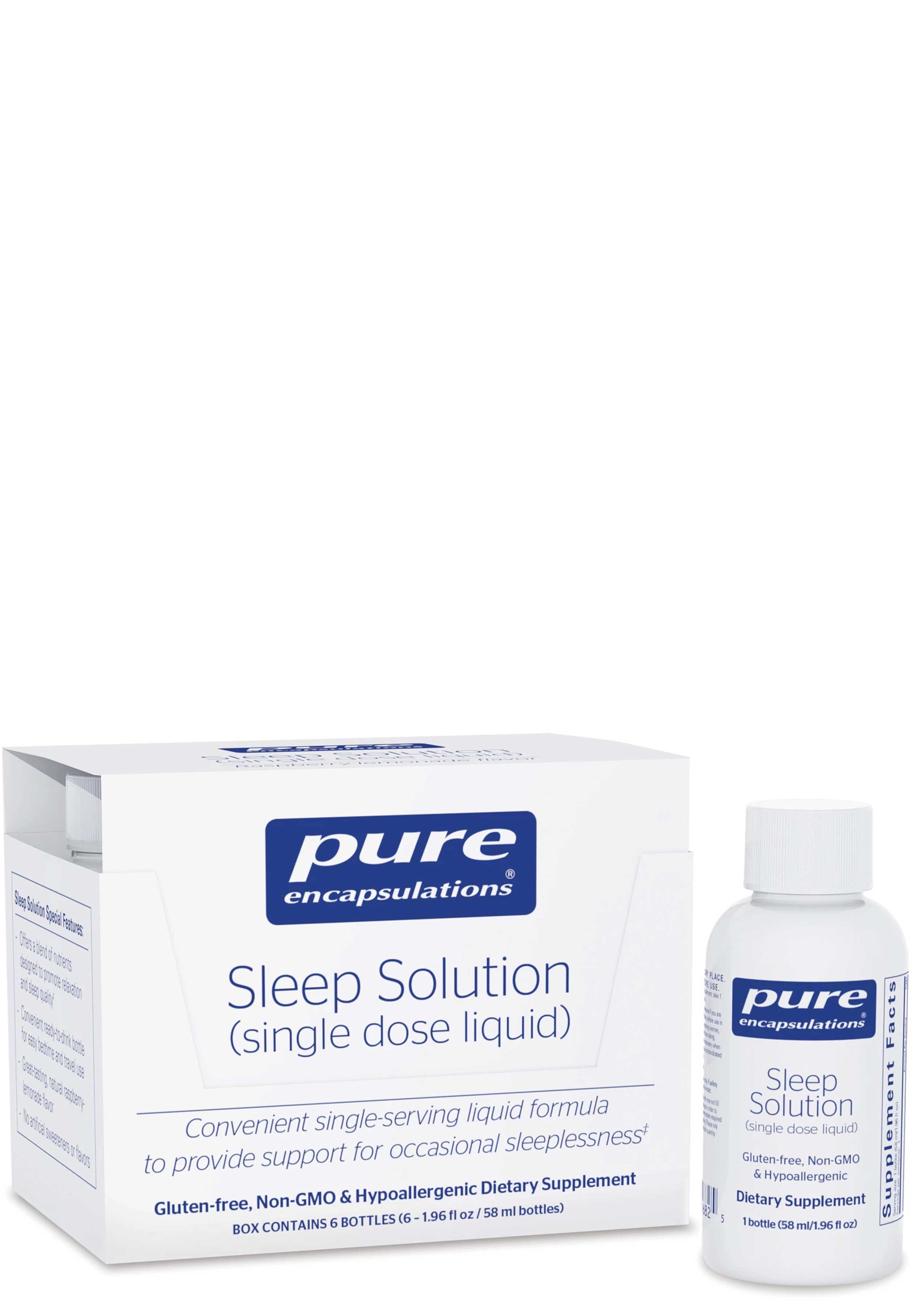 Pure Encapsulations Sleep Solution (single dose liquid)