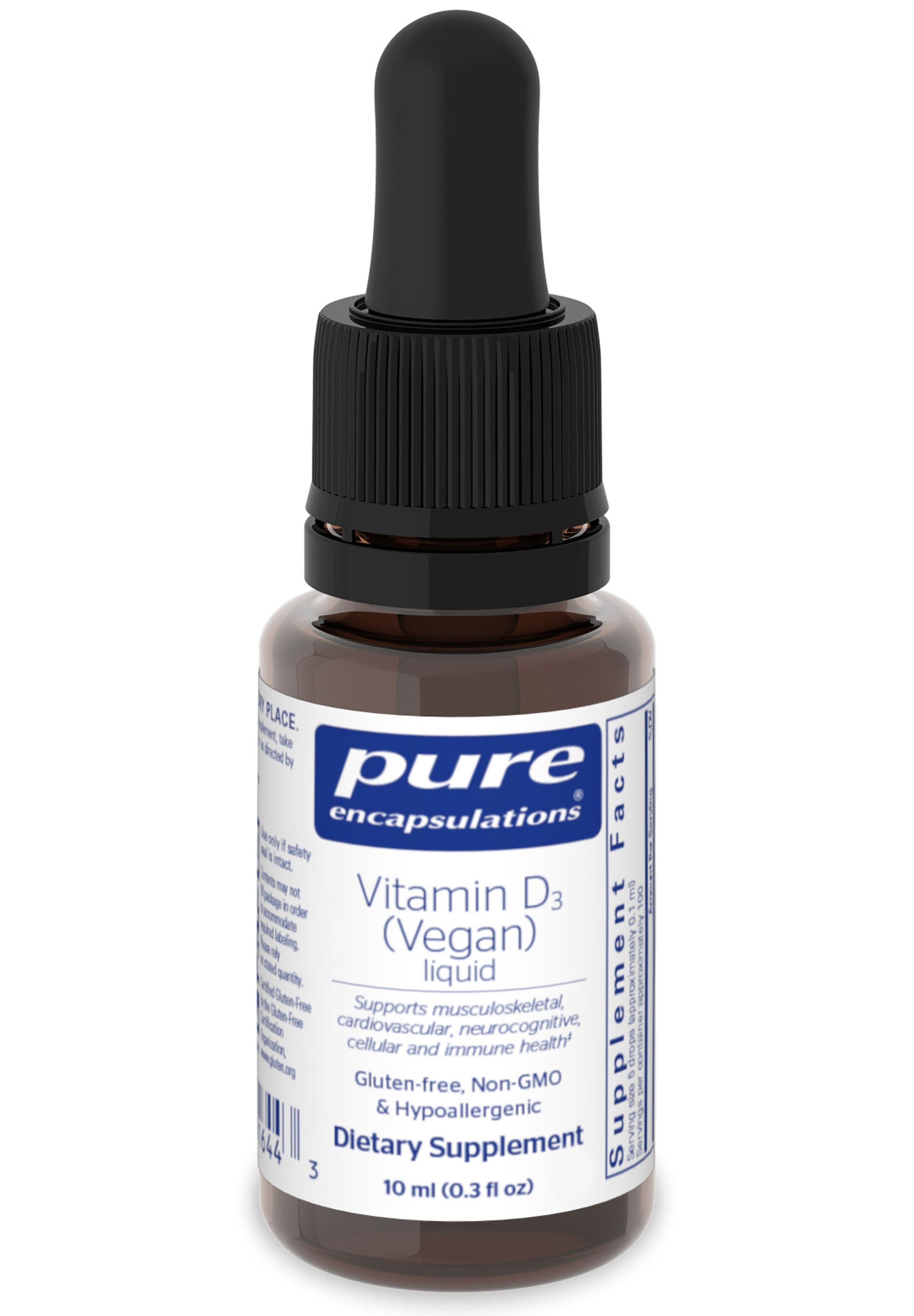 Pure Encapsulations Vitamin D3 (Vegan) liquid