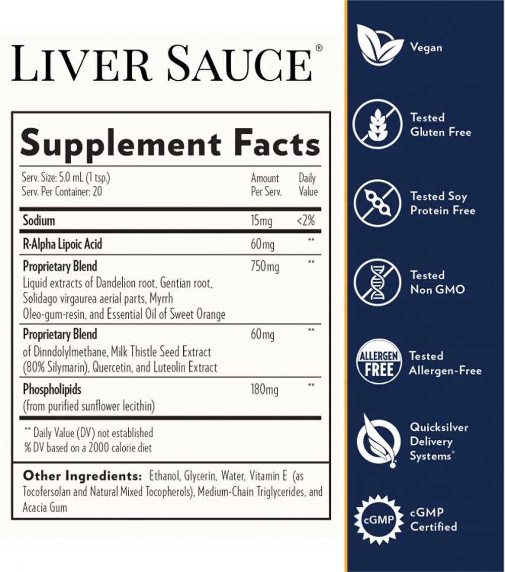 Quicksilver Scientific Dr. Shade's Liver Sauce