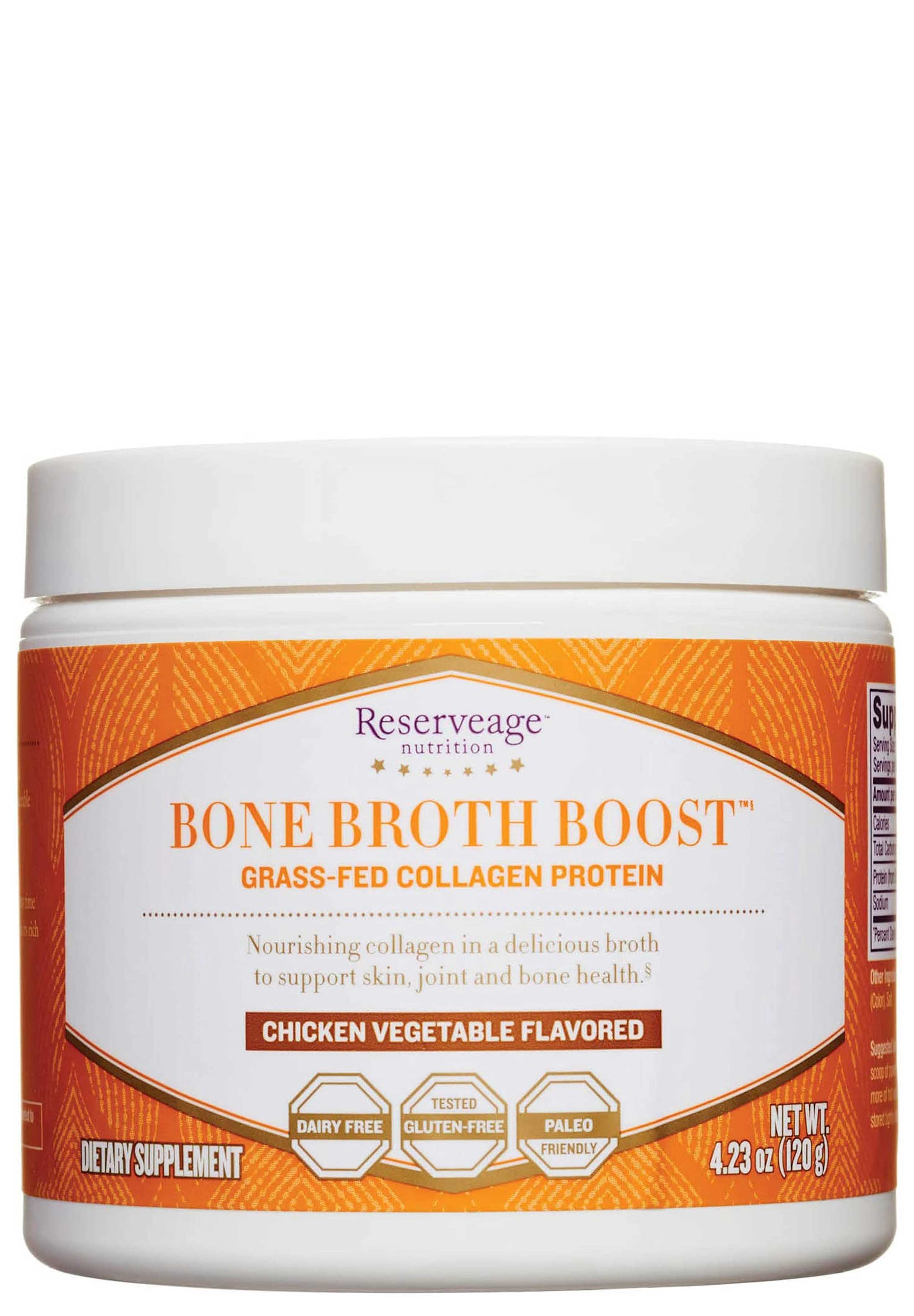 Reserveage Bone Broth Boost Powder Chicken
