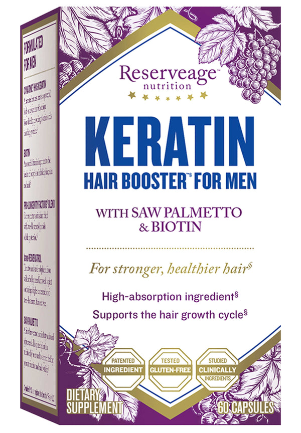 Reserveage Nutrition Keratin Hair Booster for Men